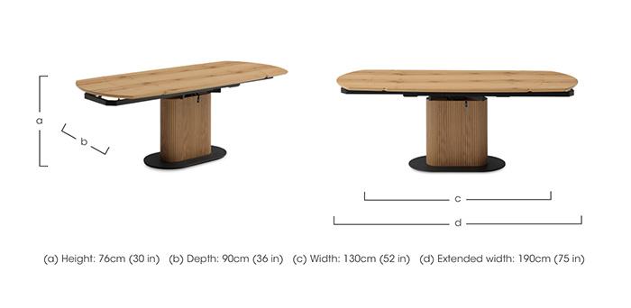 Jayden Swivel Extending Dining Table in  on Furniture Village