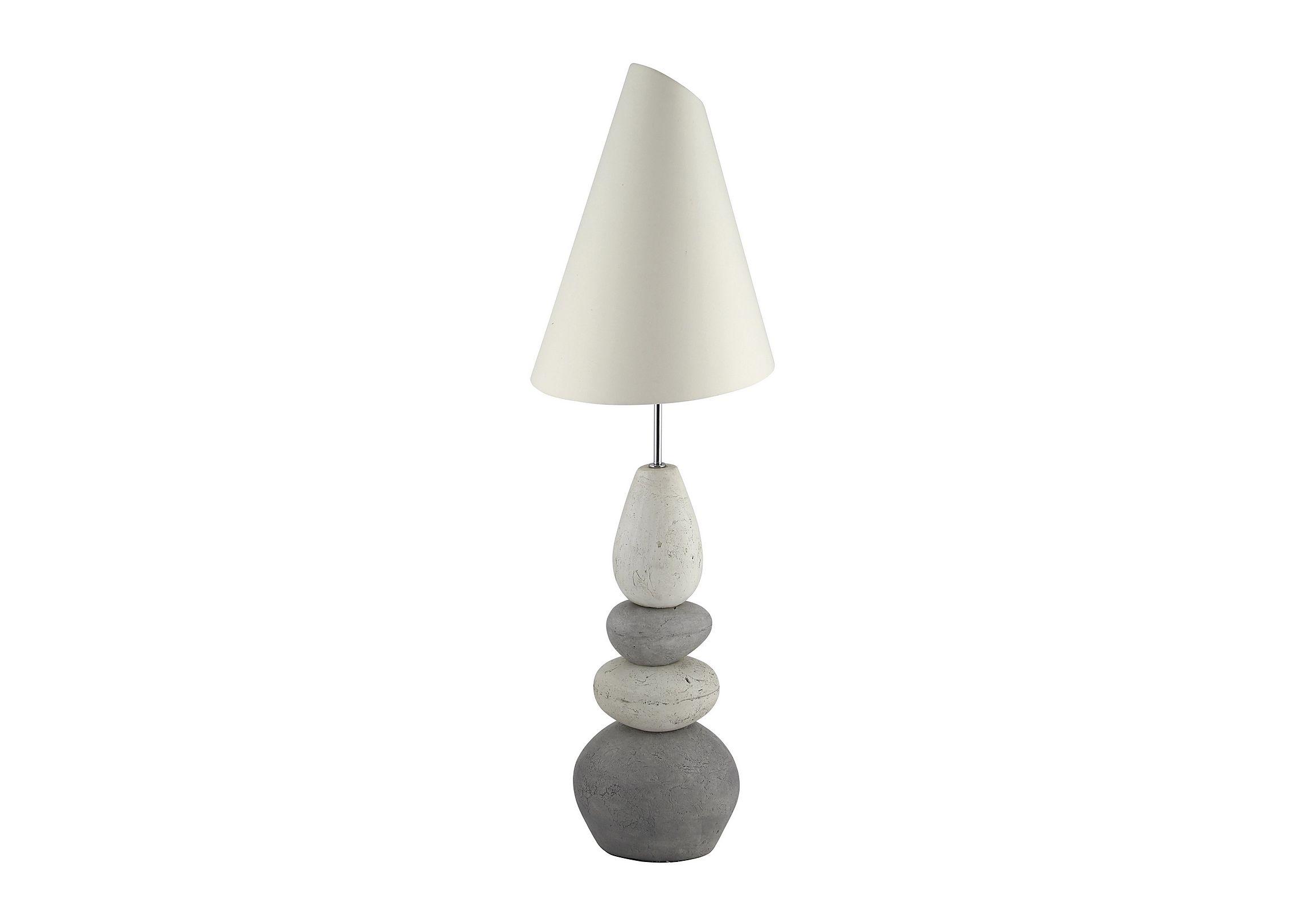 Jethro Pebble Floor Lamp in  on Furniture Village