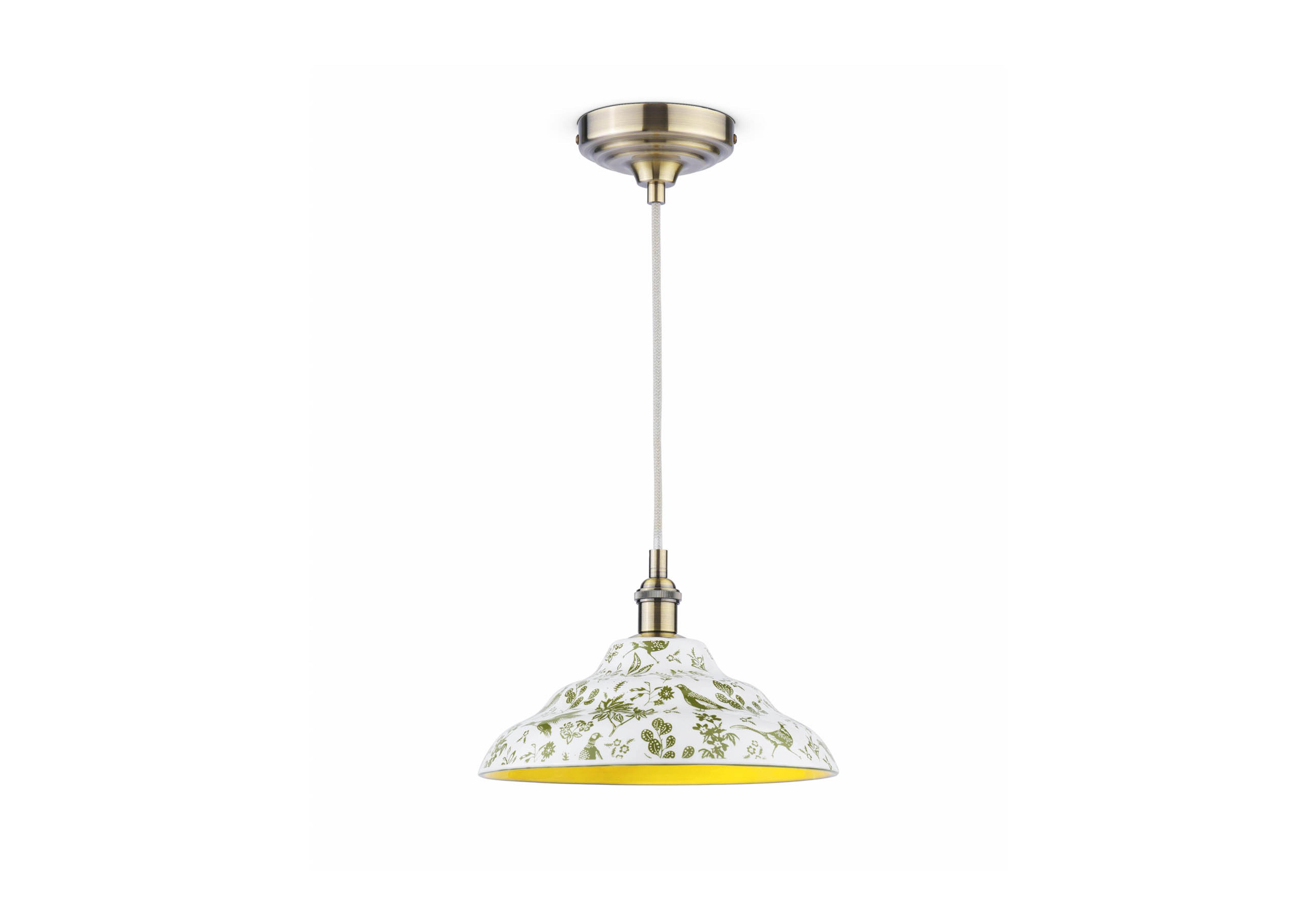 Audley Ceramic 1 Light Ceiling Pendant Light in  on Furniture Village