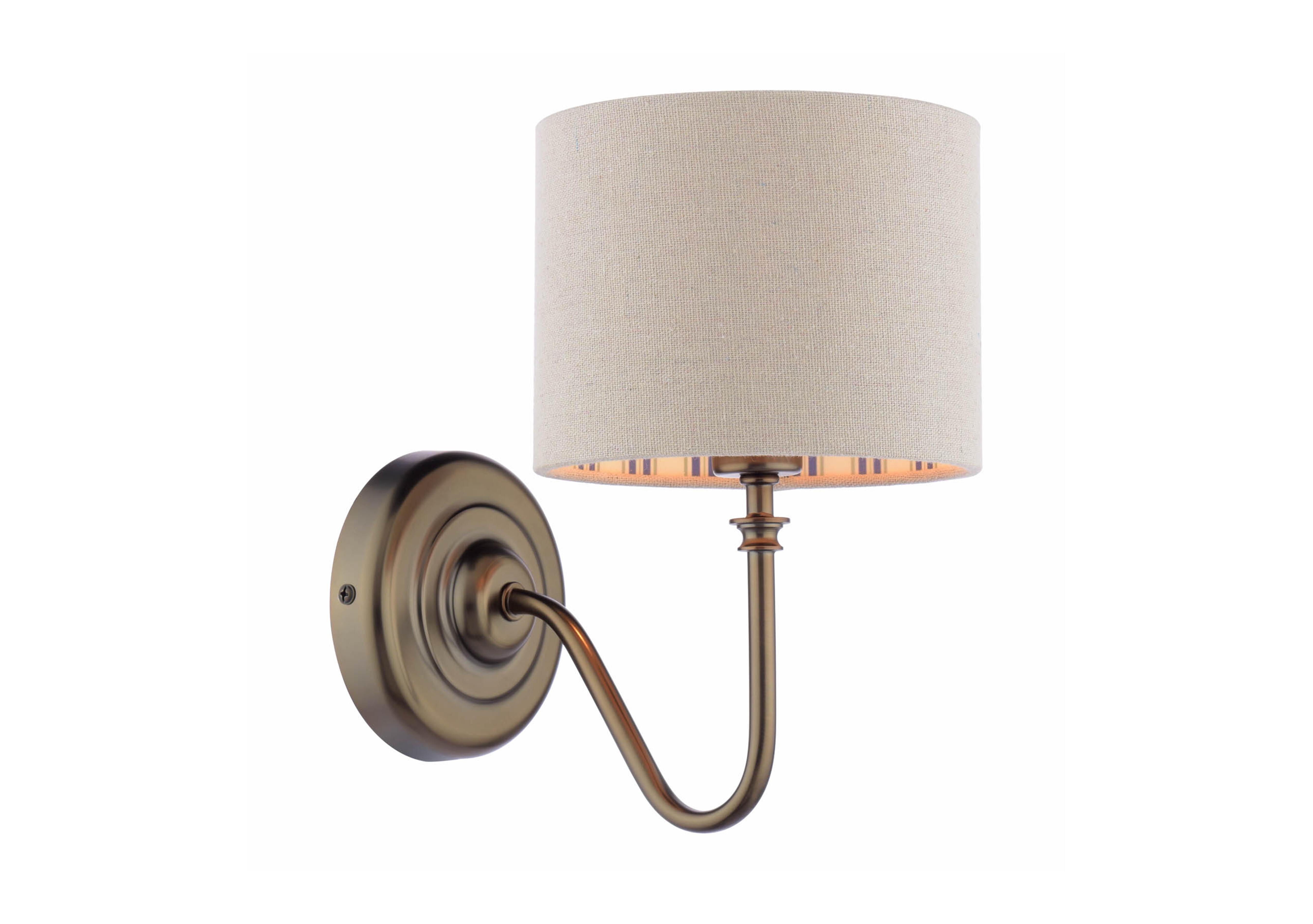 Farley 1 Light Wall Light in  on Furniture Village
