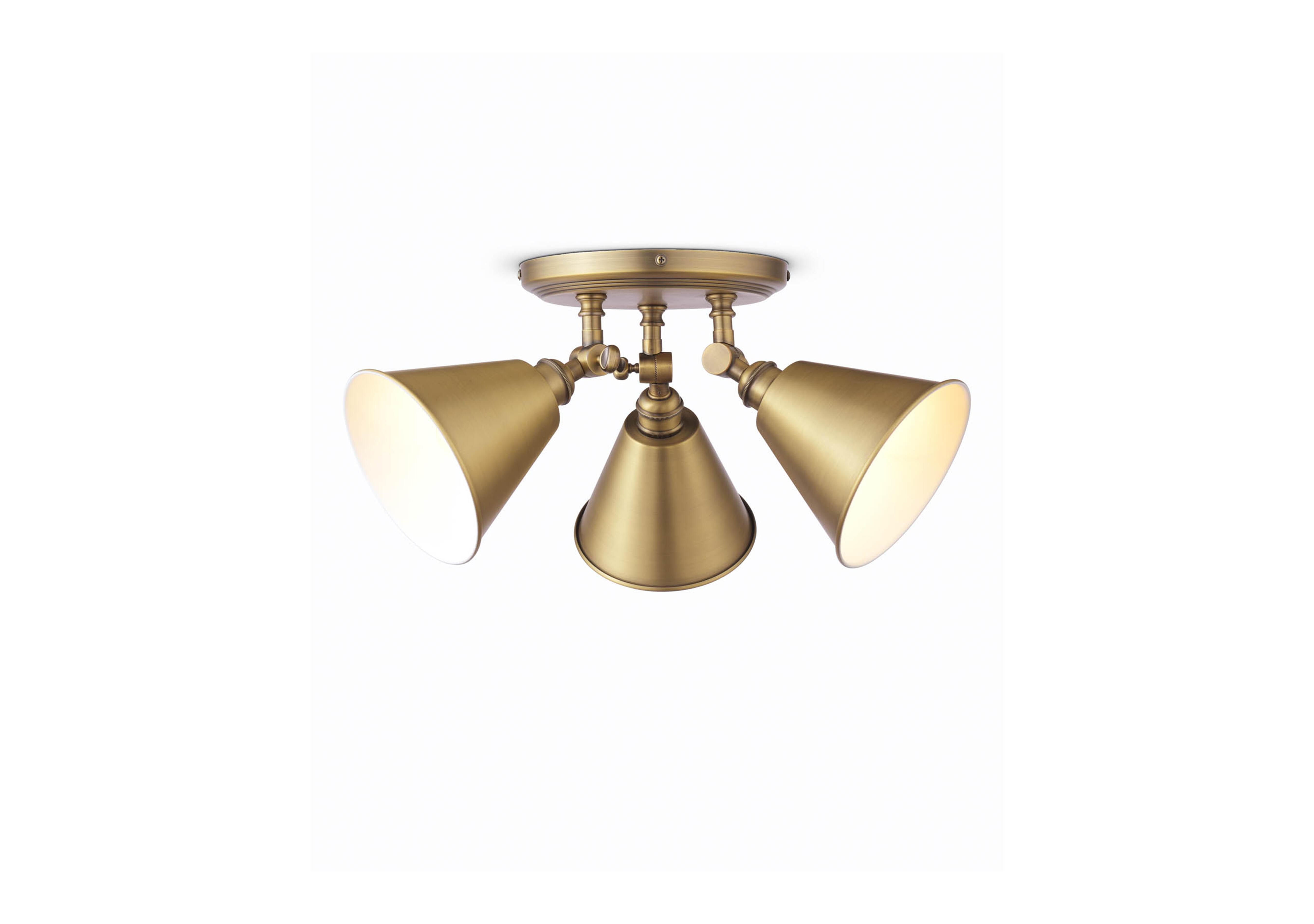Wollaton 3 Light Ceiling Light in  on Furniture Village