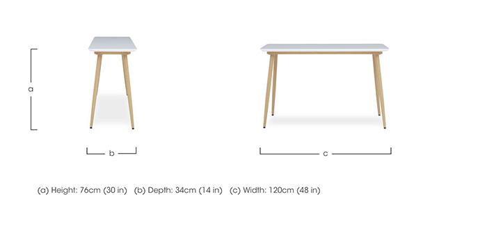 Jonah Console Table in  on Furniture Village