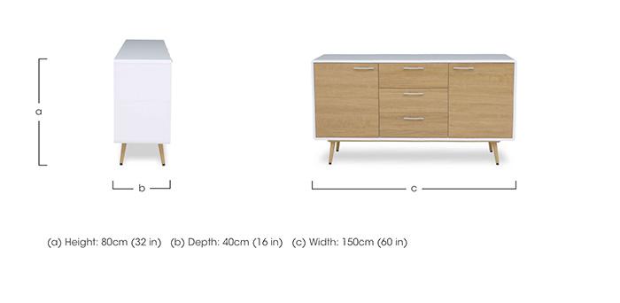 Jonah Large Sideboard in  on Furniture Village