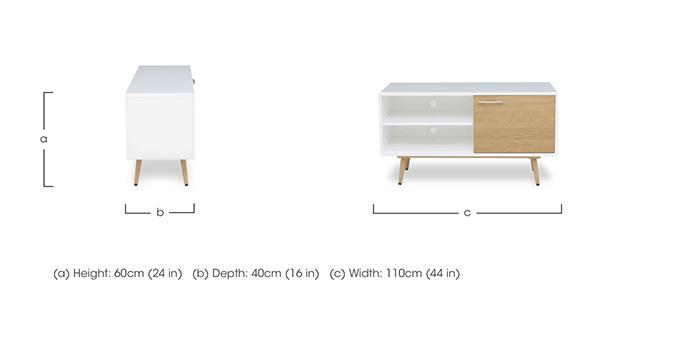 Jonah Small TV Cabinet in  on Furniture Village