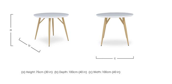 Jonah Round Dining Table in  on Furniture Village