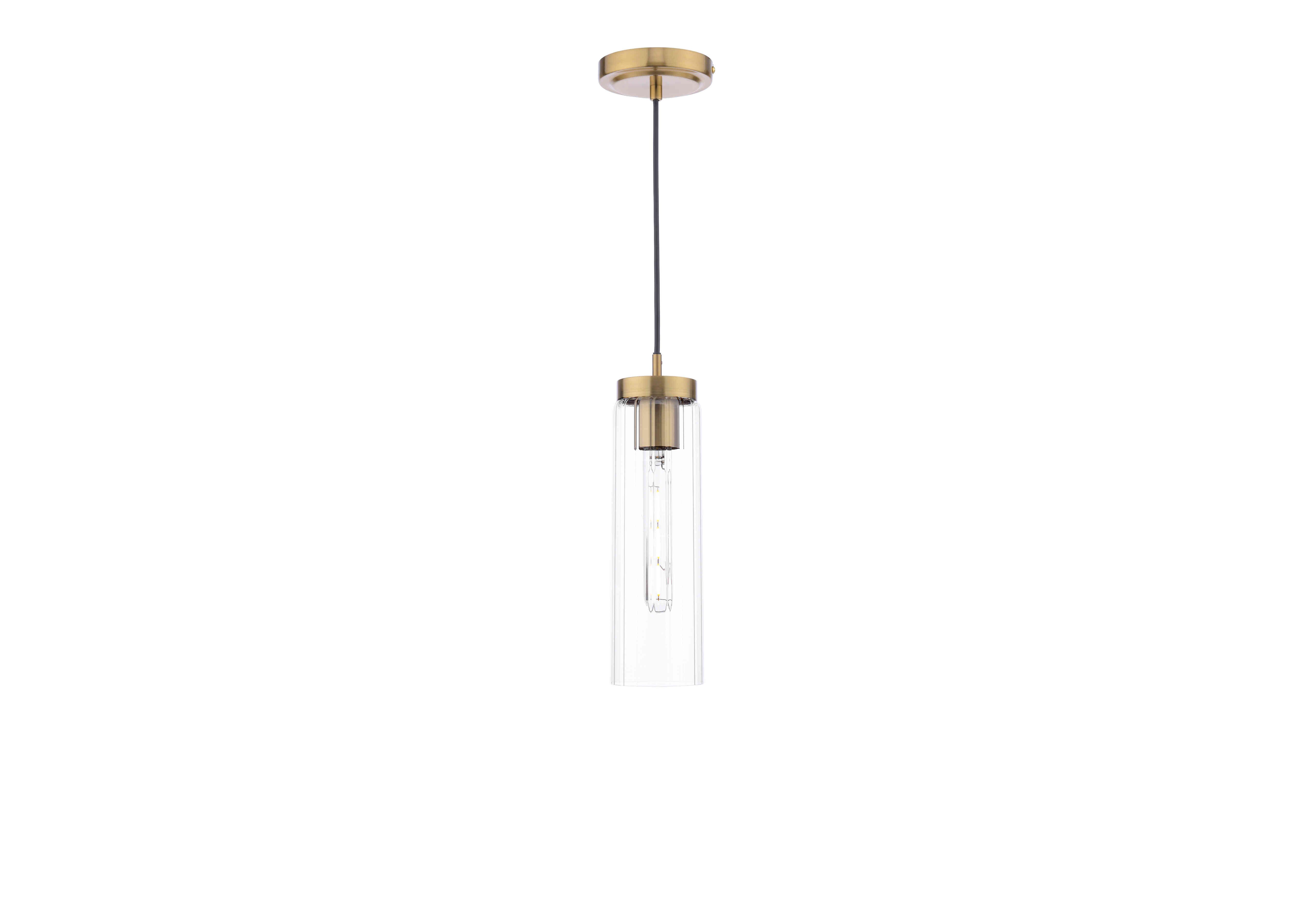 Jordana 1 Light Pendant in  on Furniture Village