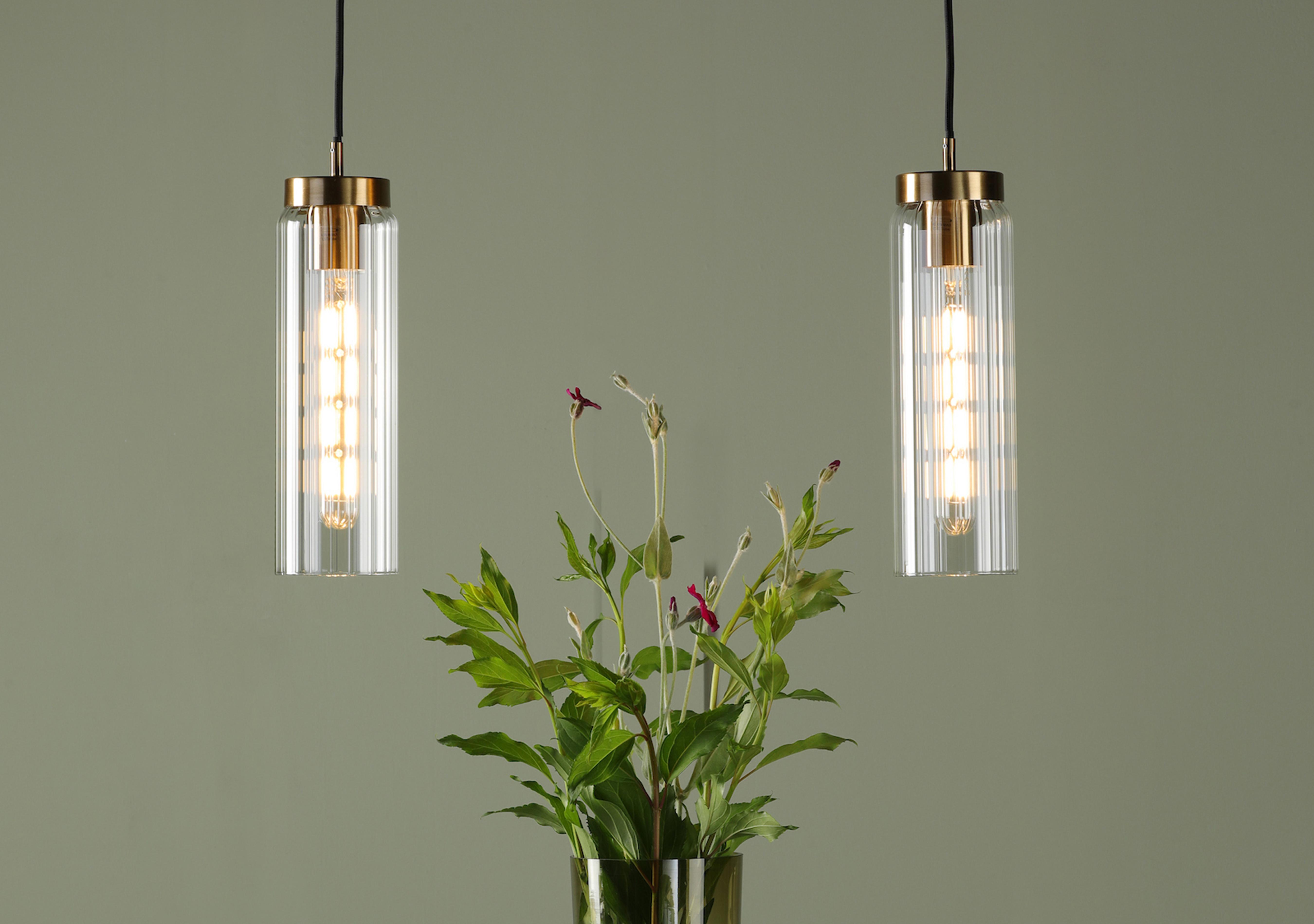 Jordana 1 Light Pendant in  on Furniture Village