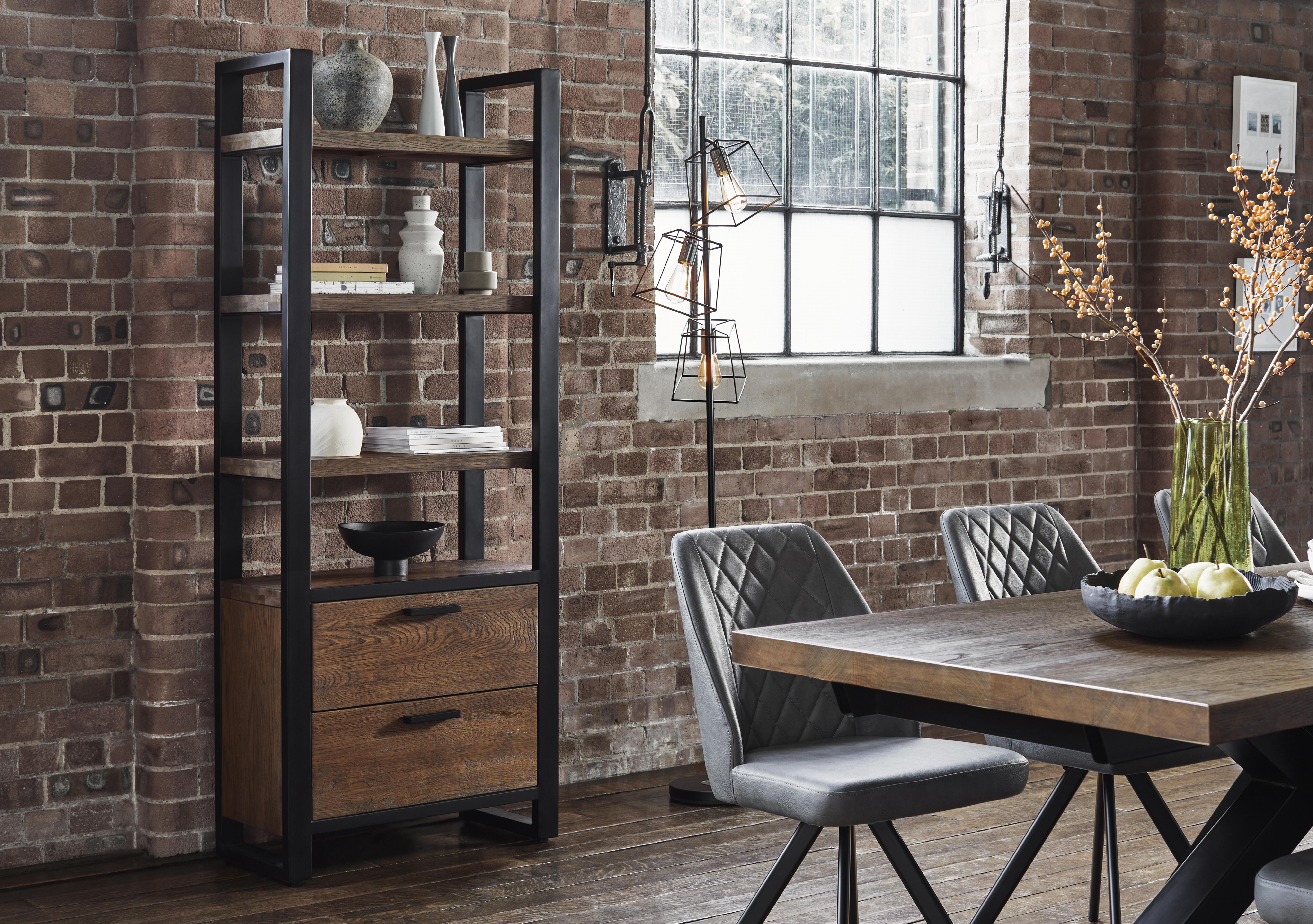 Jupiter Bookcase with 2 Drawers in  on Furniture Village