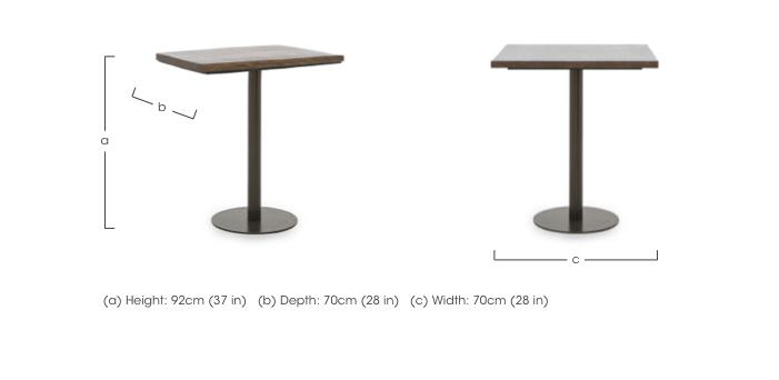 Jupiter Small Bar Table in  on Furniture Village