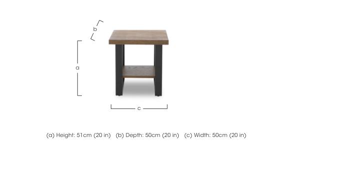Jupiter Lamp Table with Shelf in  on Furniture Village