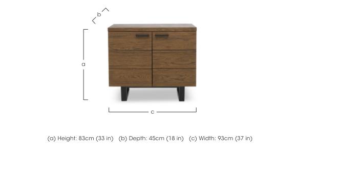 Jupiter 2 Door Sideboard in  on Furniture Village