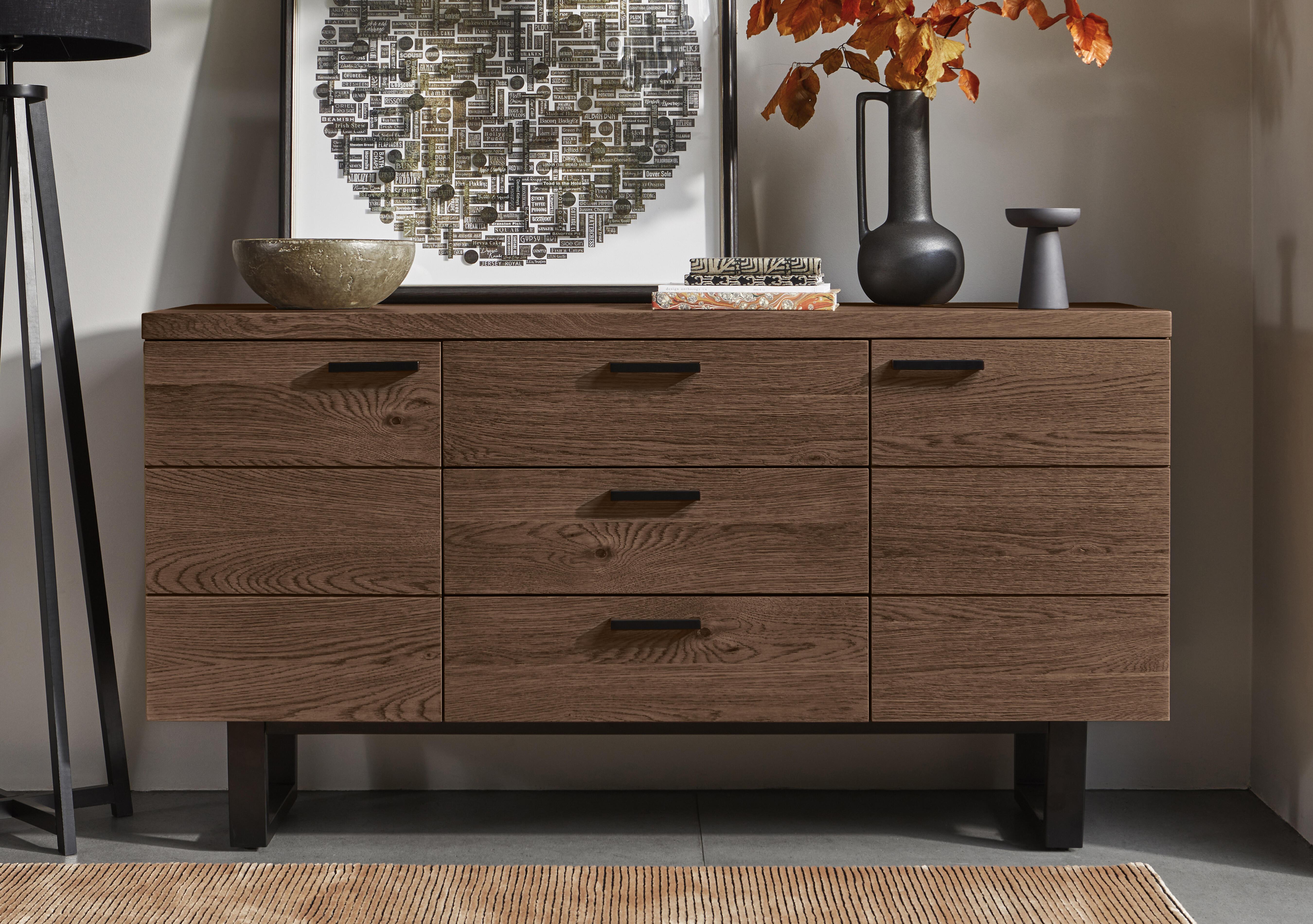 Jupiter 2 Door 3 Drawer Sideboard in  on Furniture Village