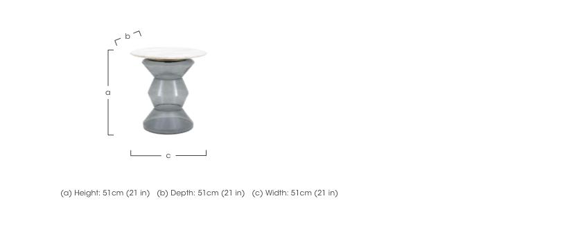 Kezia Side Table in  on Furniture Village