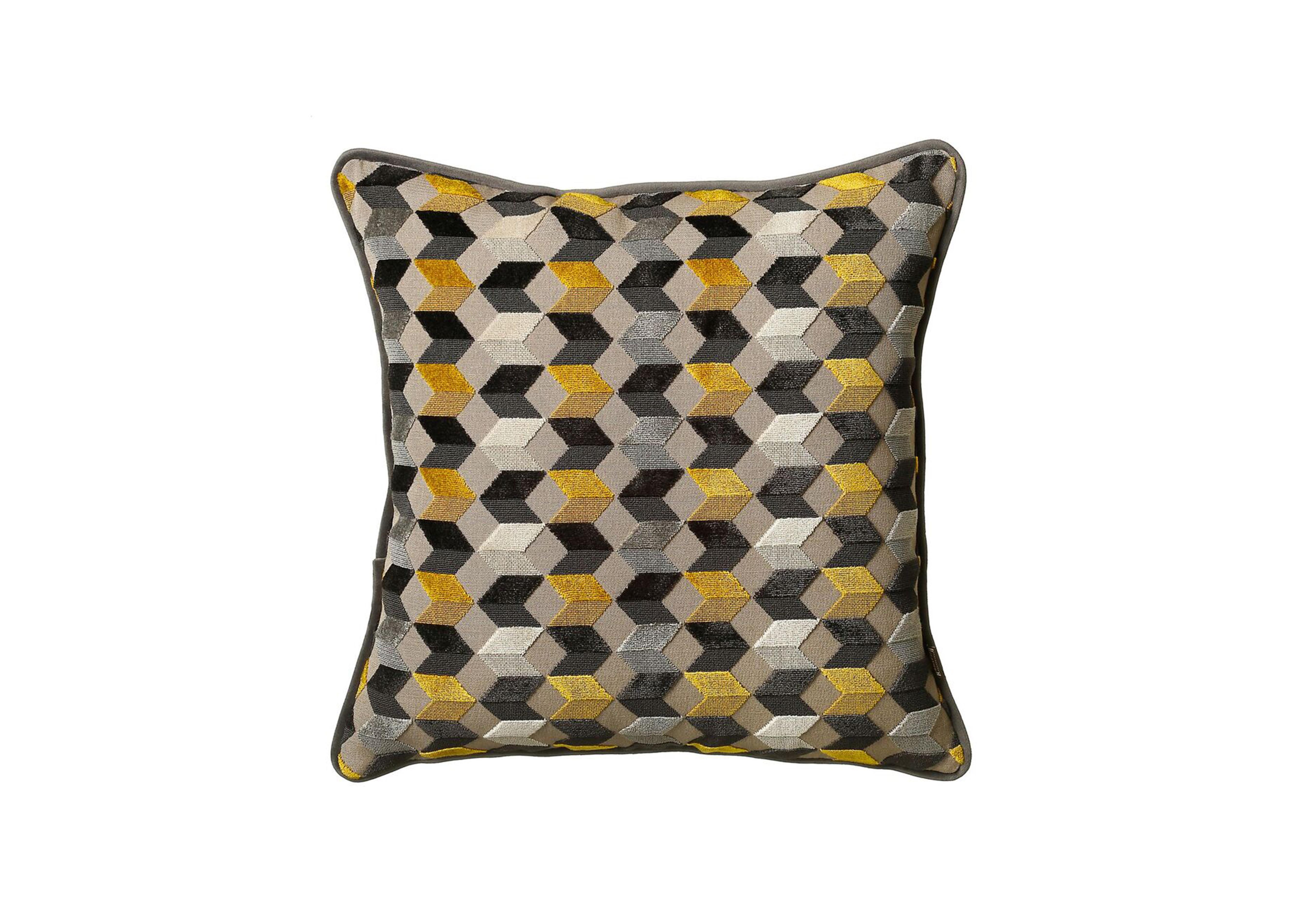 Kingsley Geometric Cushion in  on Furniture Village
