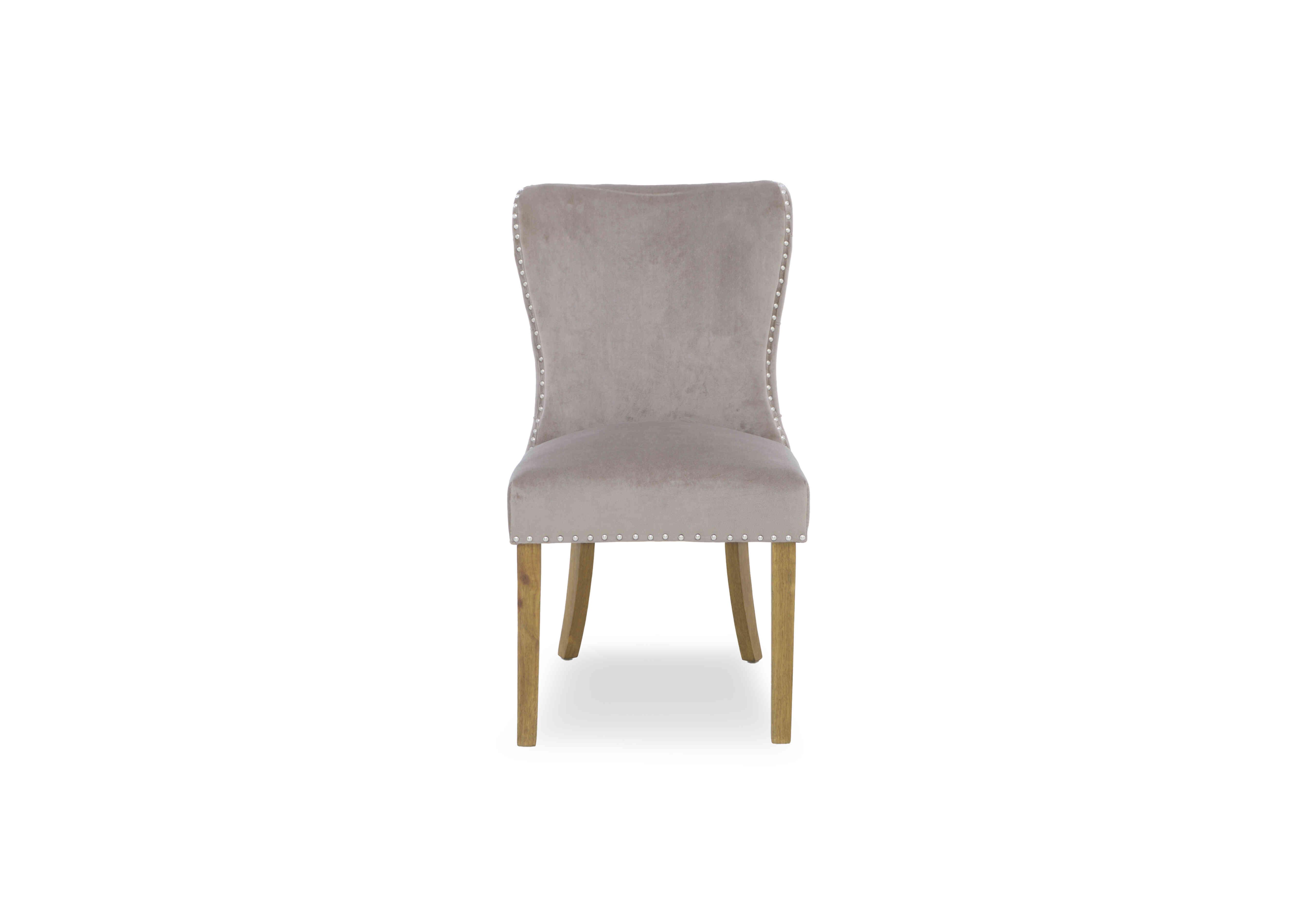 Kiara Luxe Fabric Dining Chair in  on Furniture Village