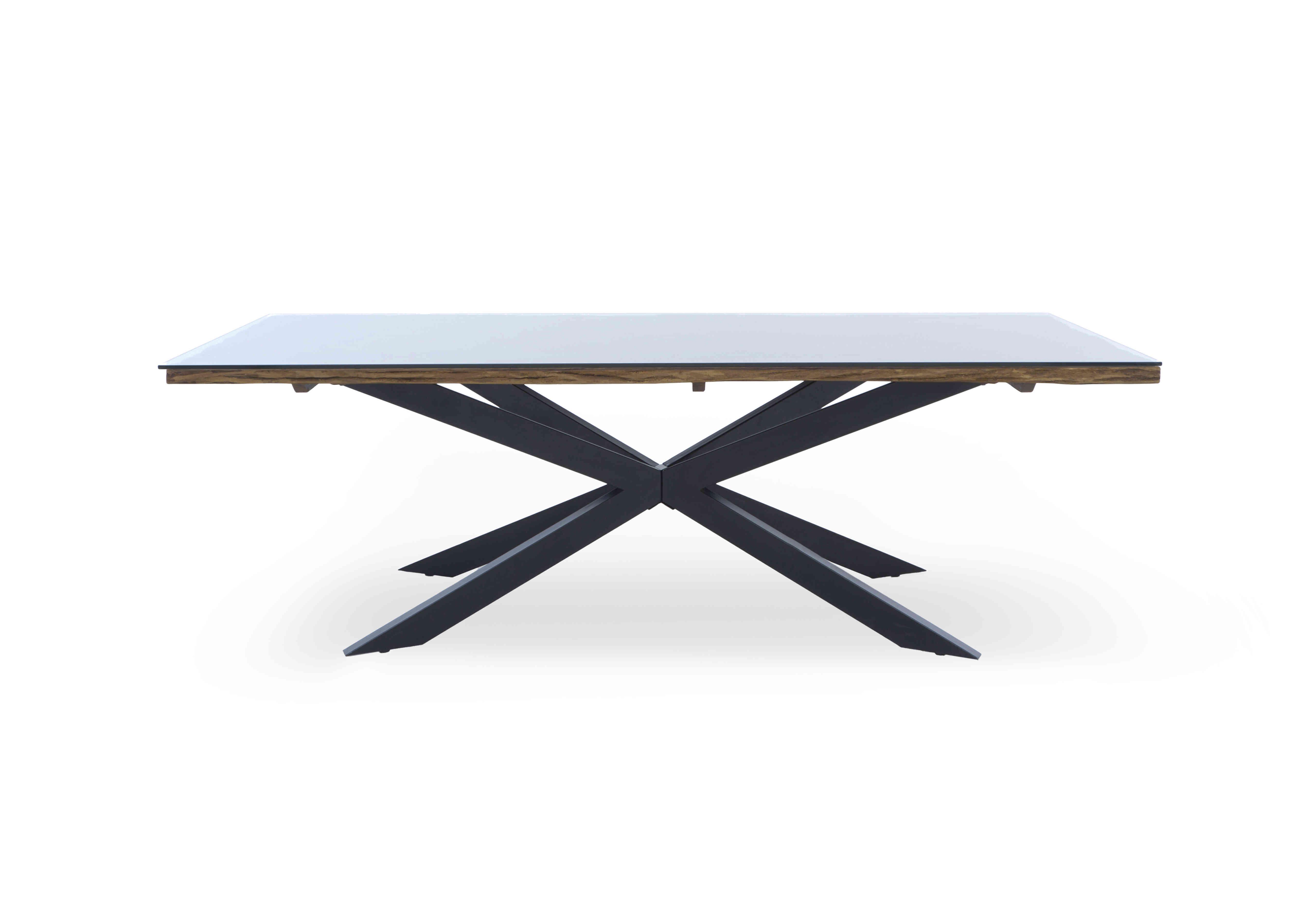 Kiara Large Rectangular Dining Table with Black Legs in  on Furniture Village