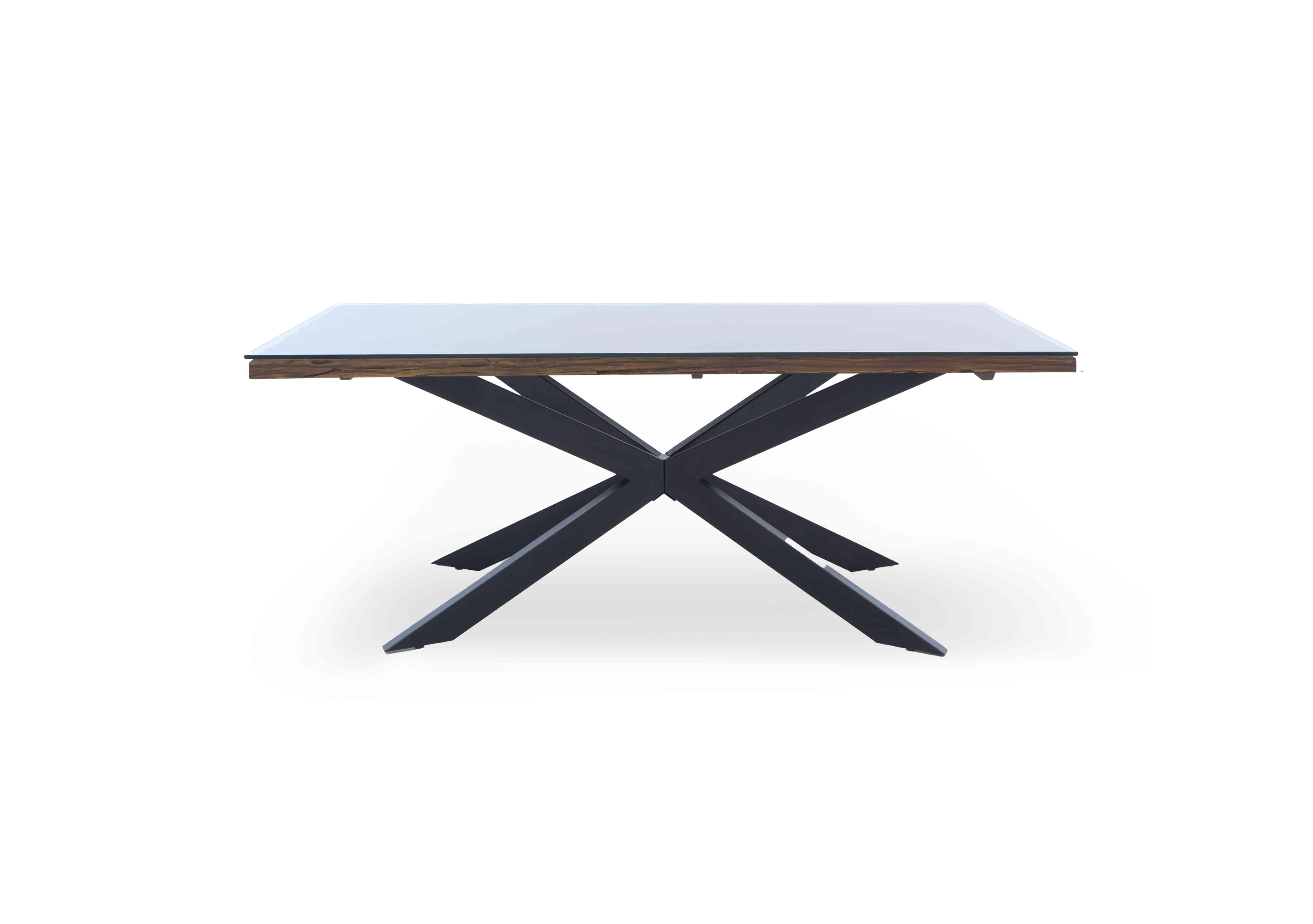 Kiara Small Rectangular Dining Table with Black Legs in  on Furniture Village