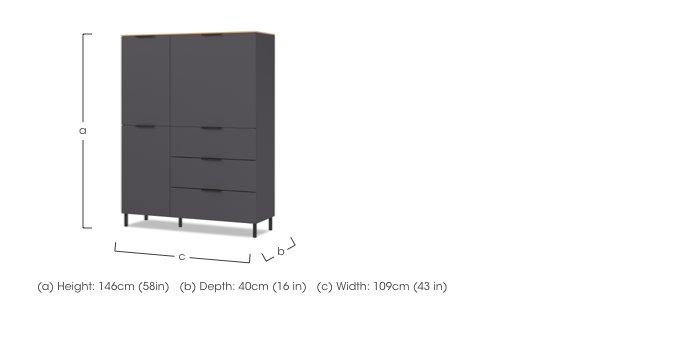 Kit Highboard in  on Furniture Village