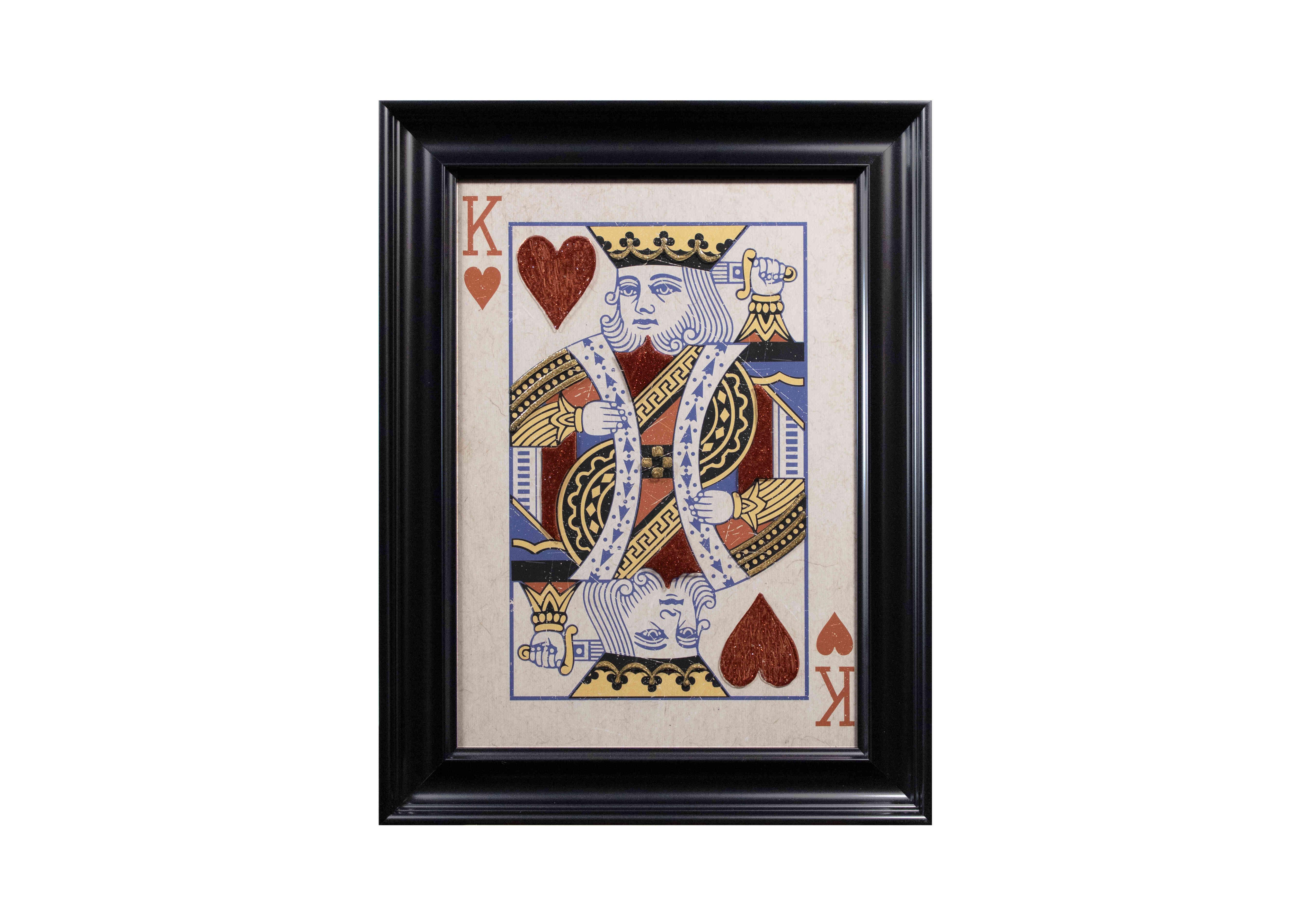 King of Hearts Framed Picture in  on Furniture Village
