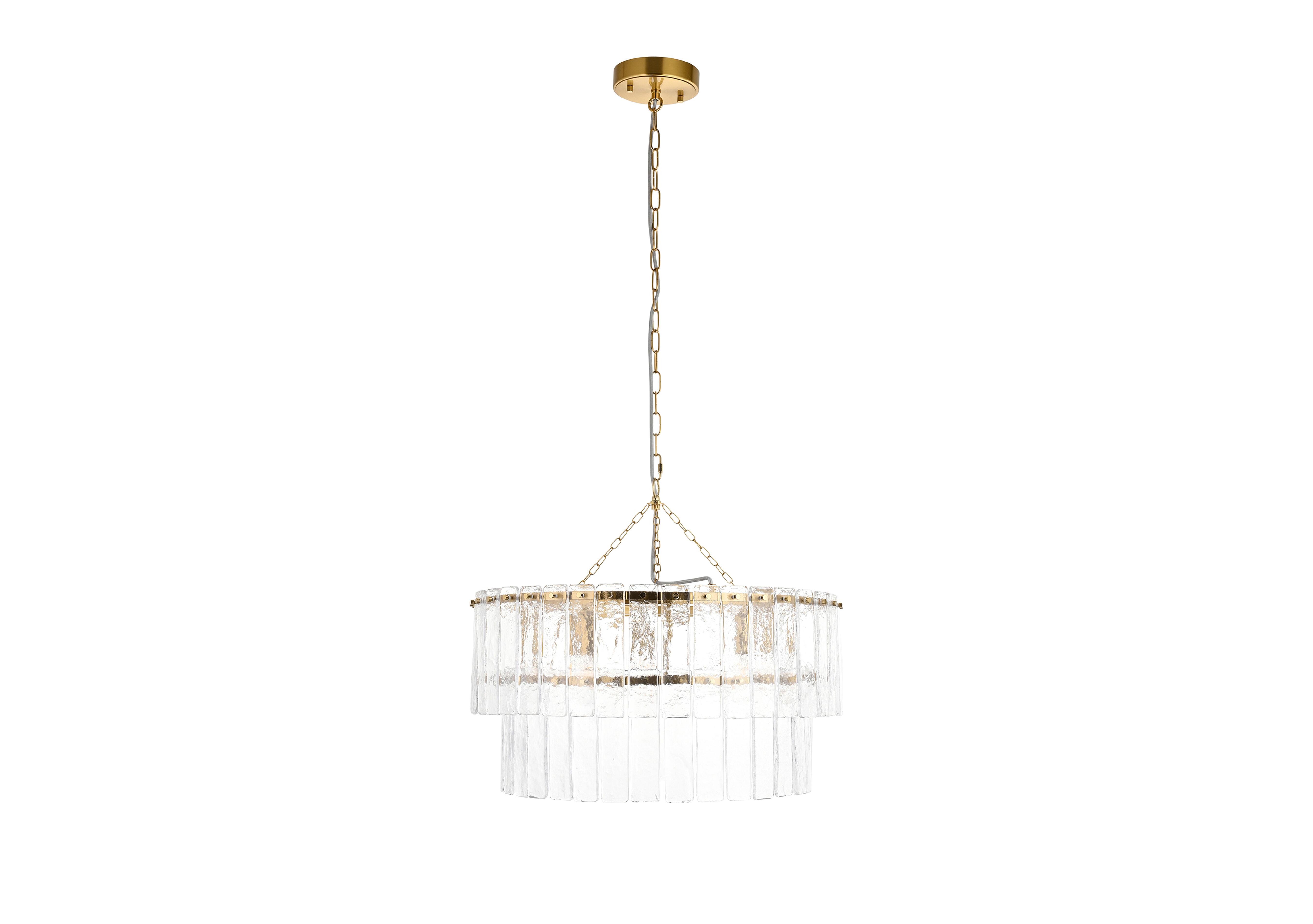 Karine 5 Light Tiered Ceiling Pendant in  on Furniture Village