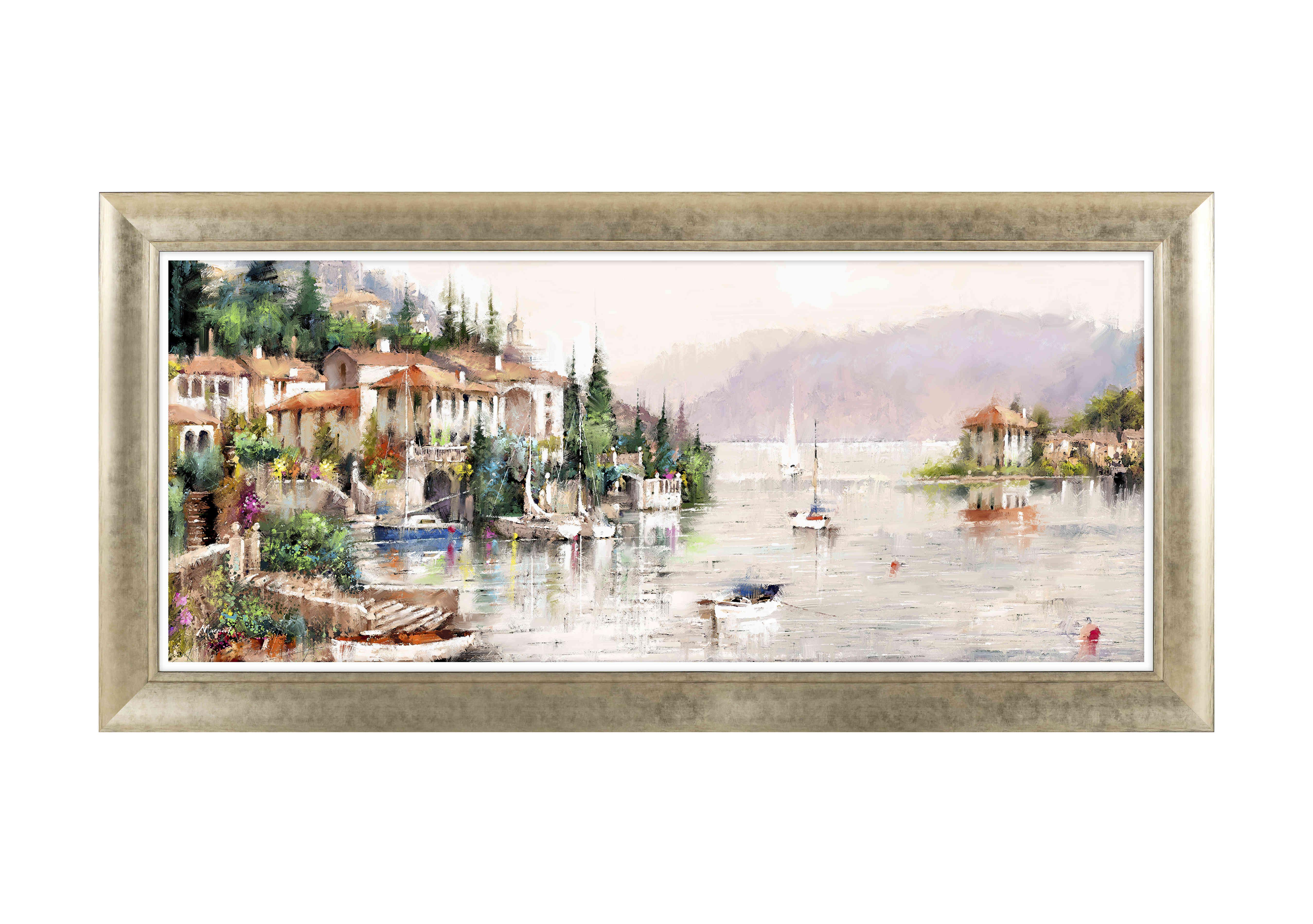 Lake View Framed Picture in  on Furniture Village