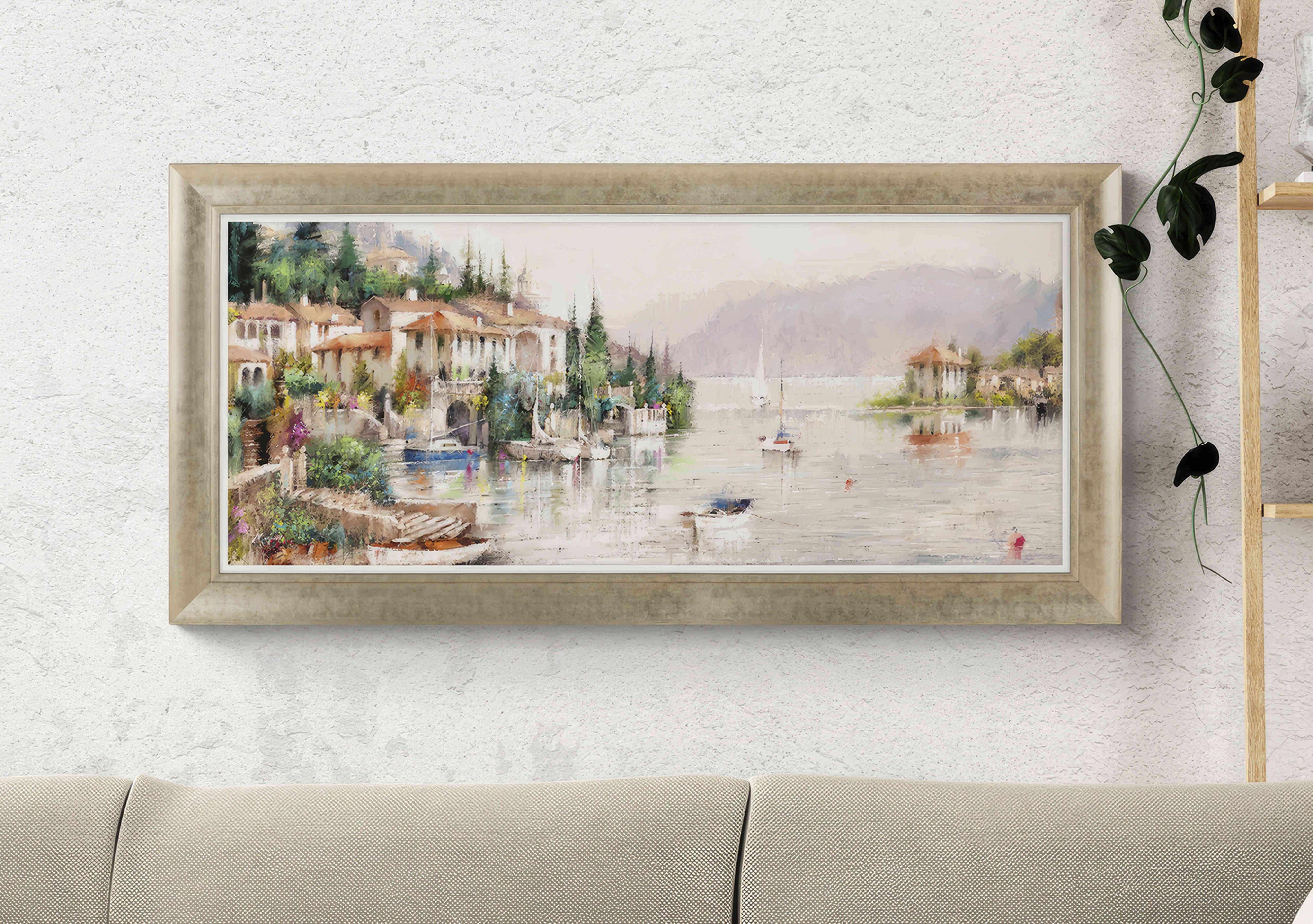 Lake View Framed Picture in  on Furniture Village
