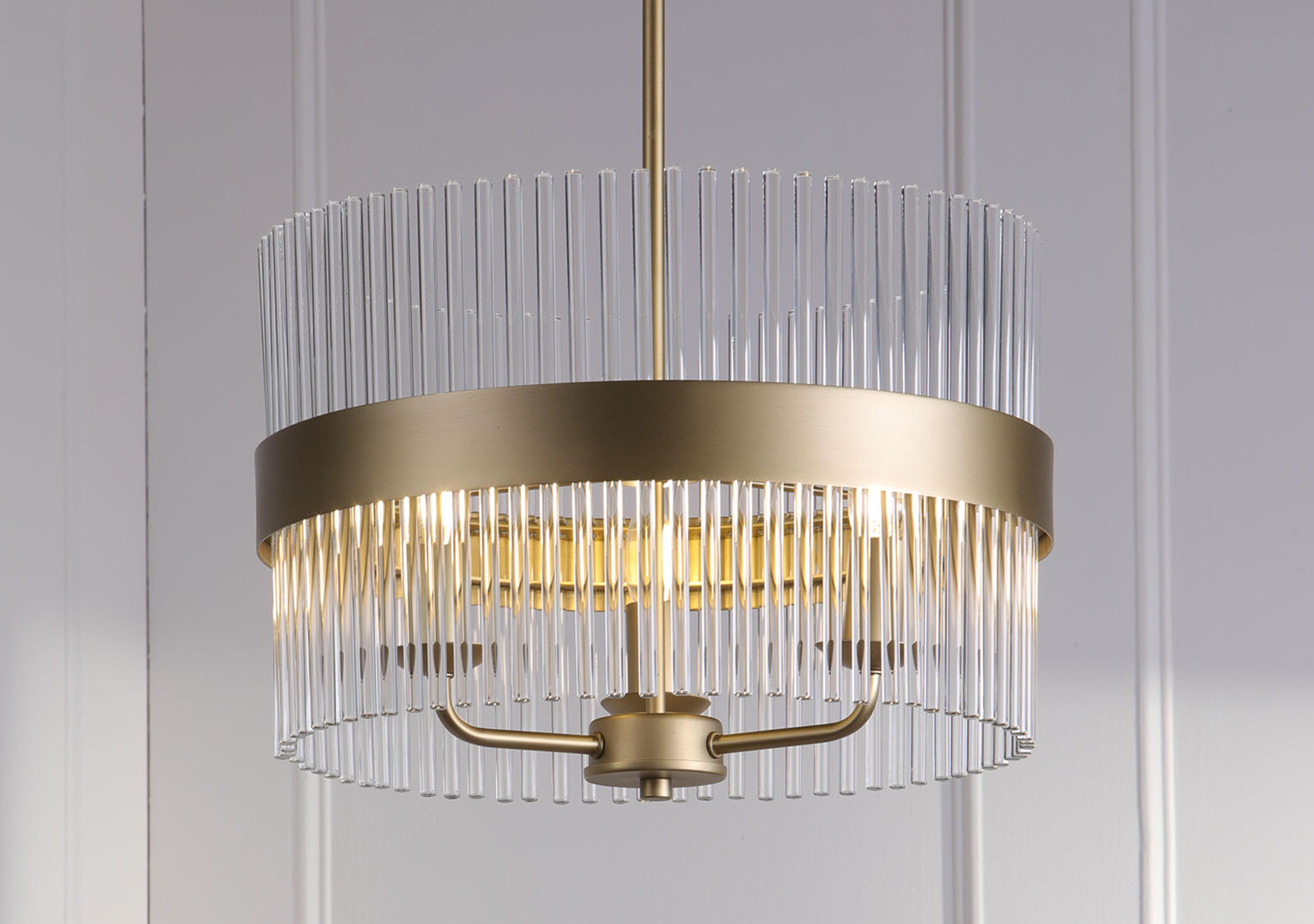 Alexa 3 Light Ceiling Pendant in  on Furniture Village