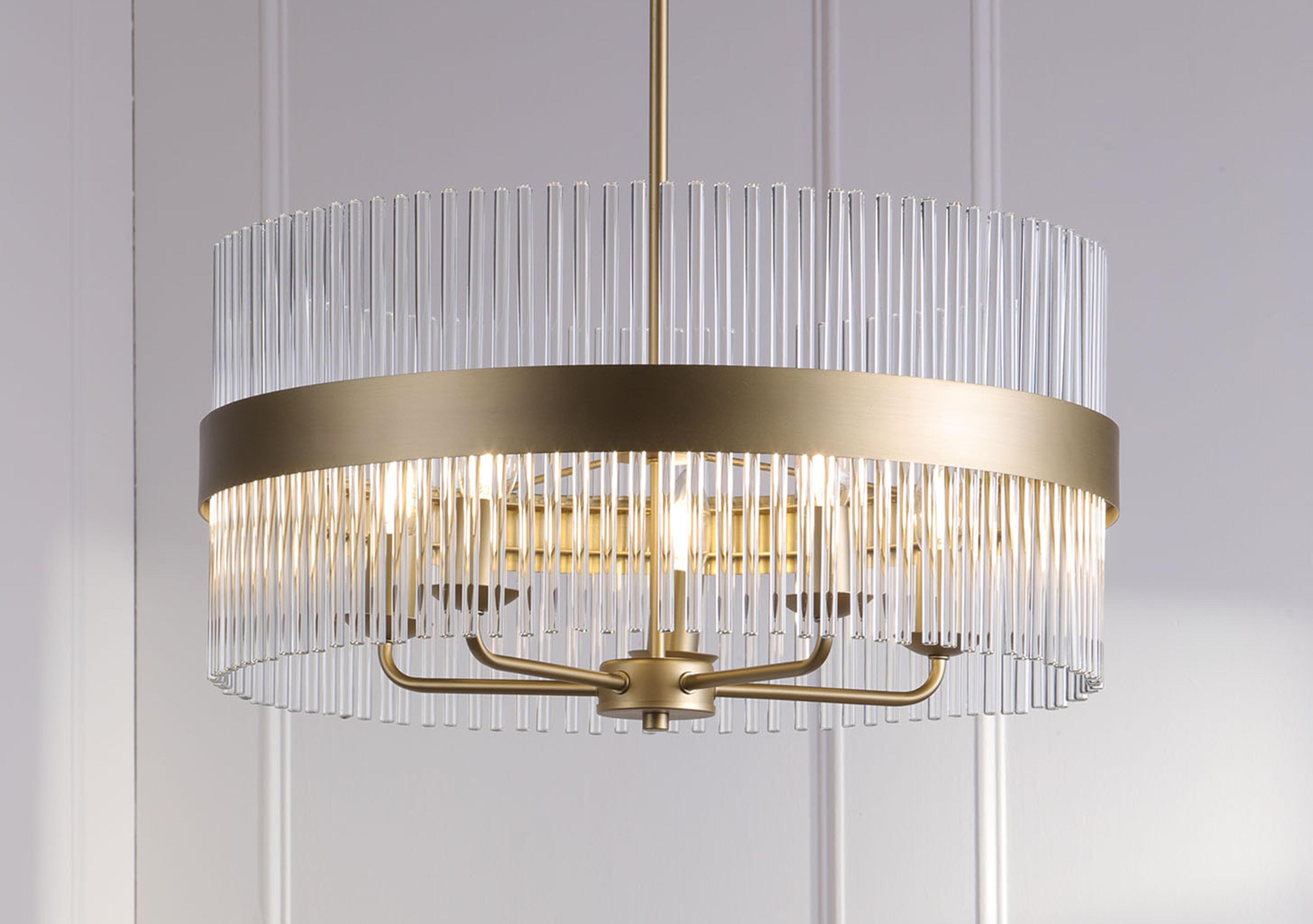 Alexa Grande 5 Light Ceiling Pendant in  on Furniture Village