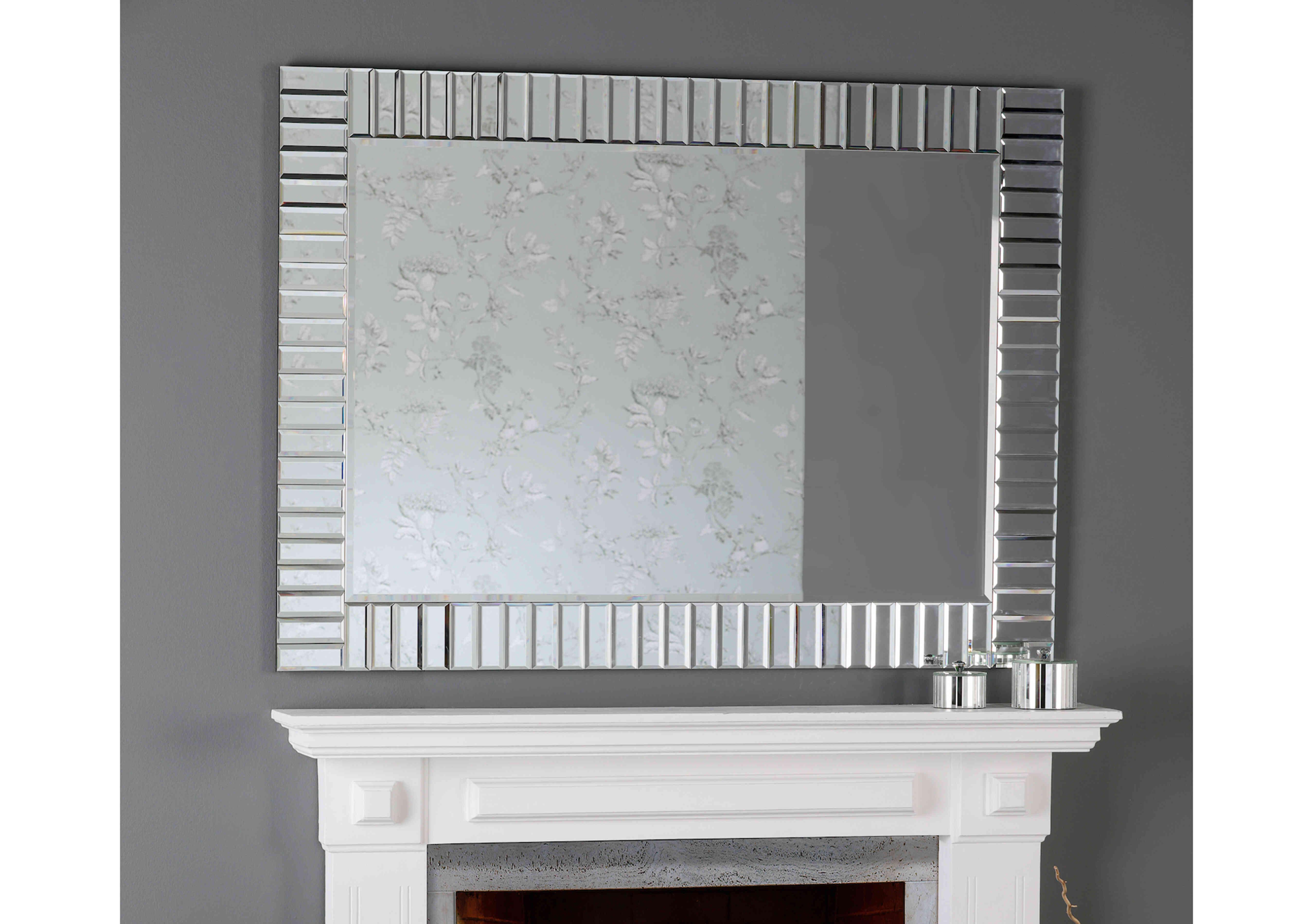 Capri Large Rectangle Mirror in  on Furniture Village