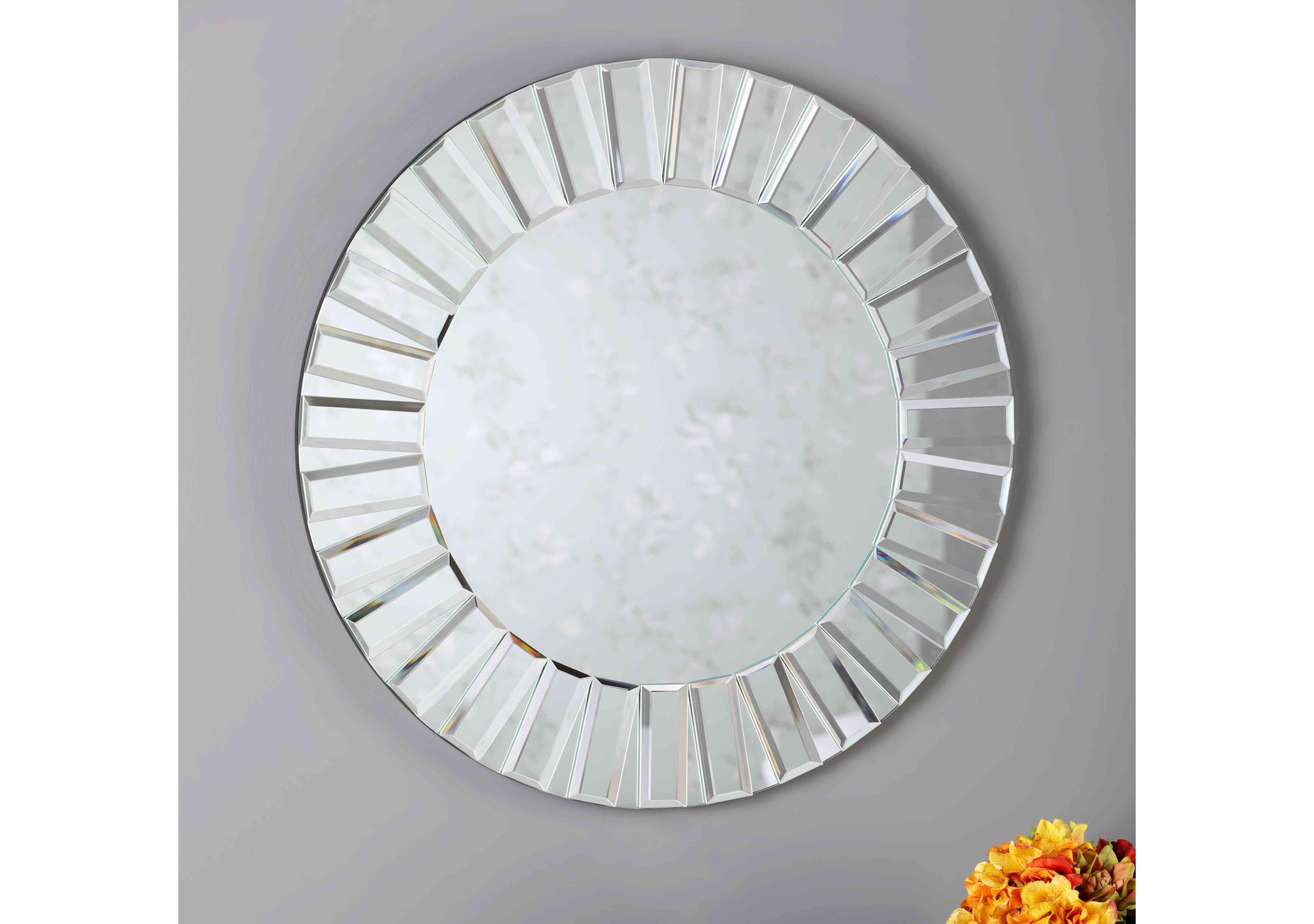 Capri Small Round Mirror in  on Furniture Village