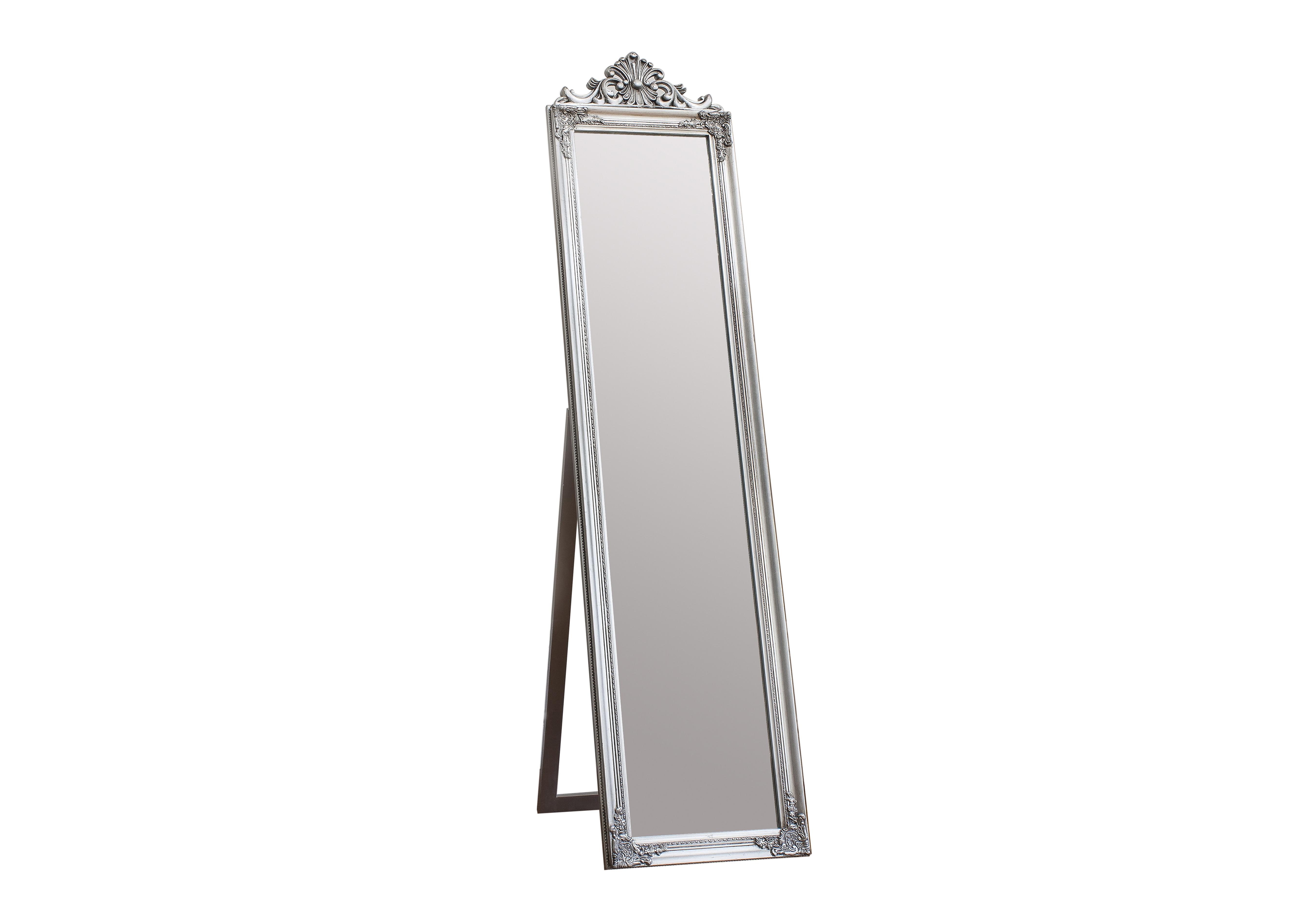 Lambeth Cheval Mirror Silver in  on Furniture Village