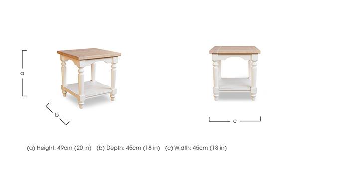 Dorset Side Table in  on Furniture Village