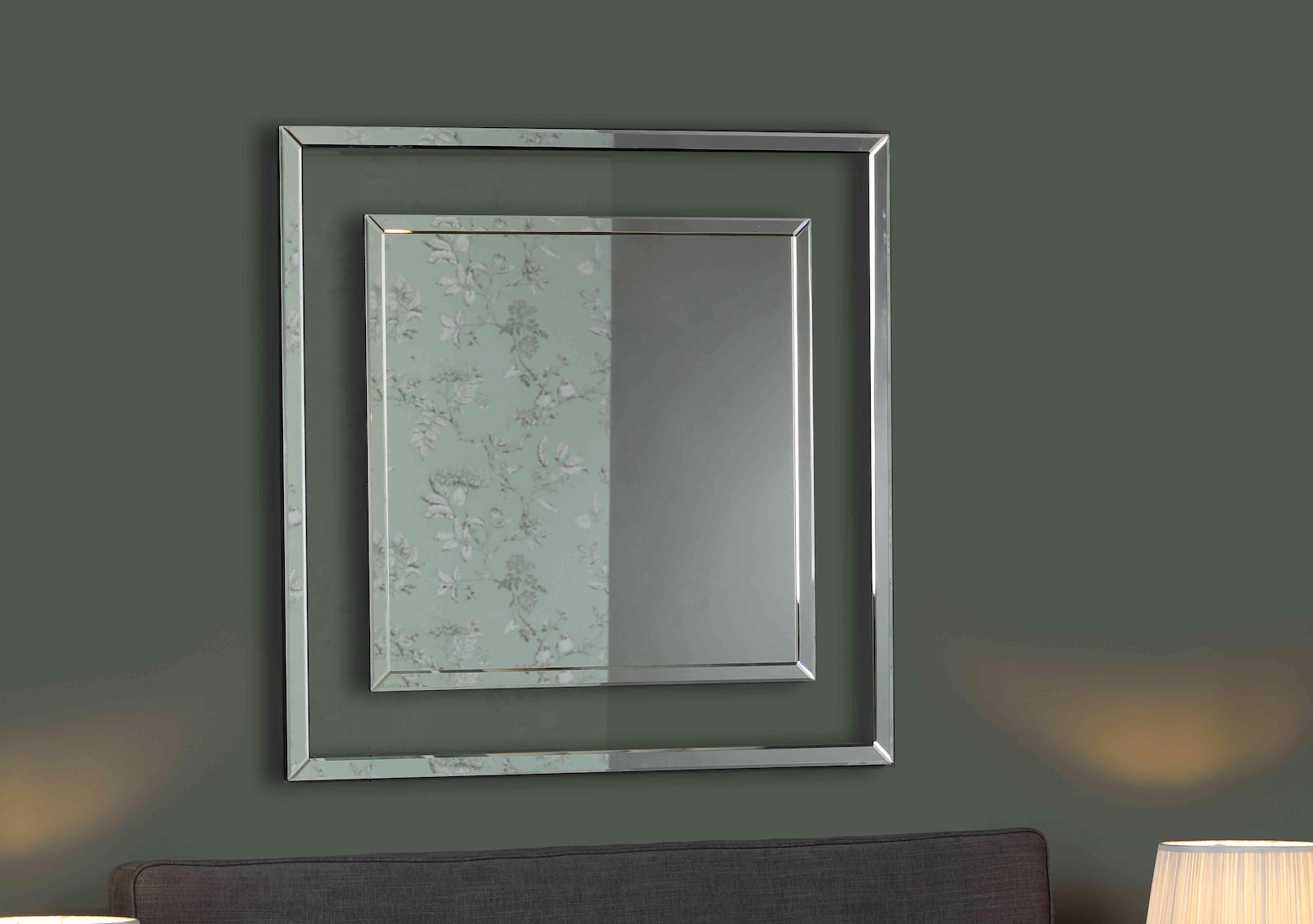 Evie Square Mirror in  on Furniture Village