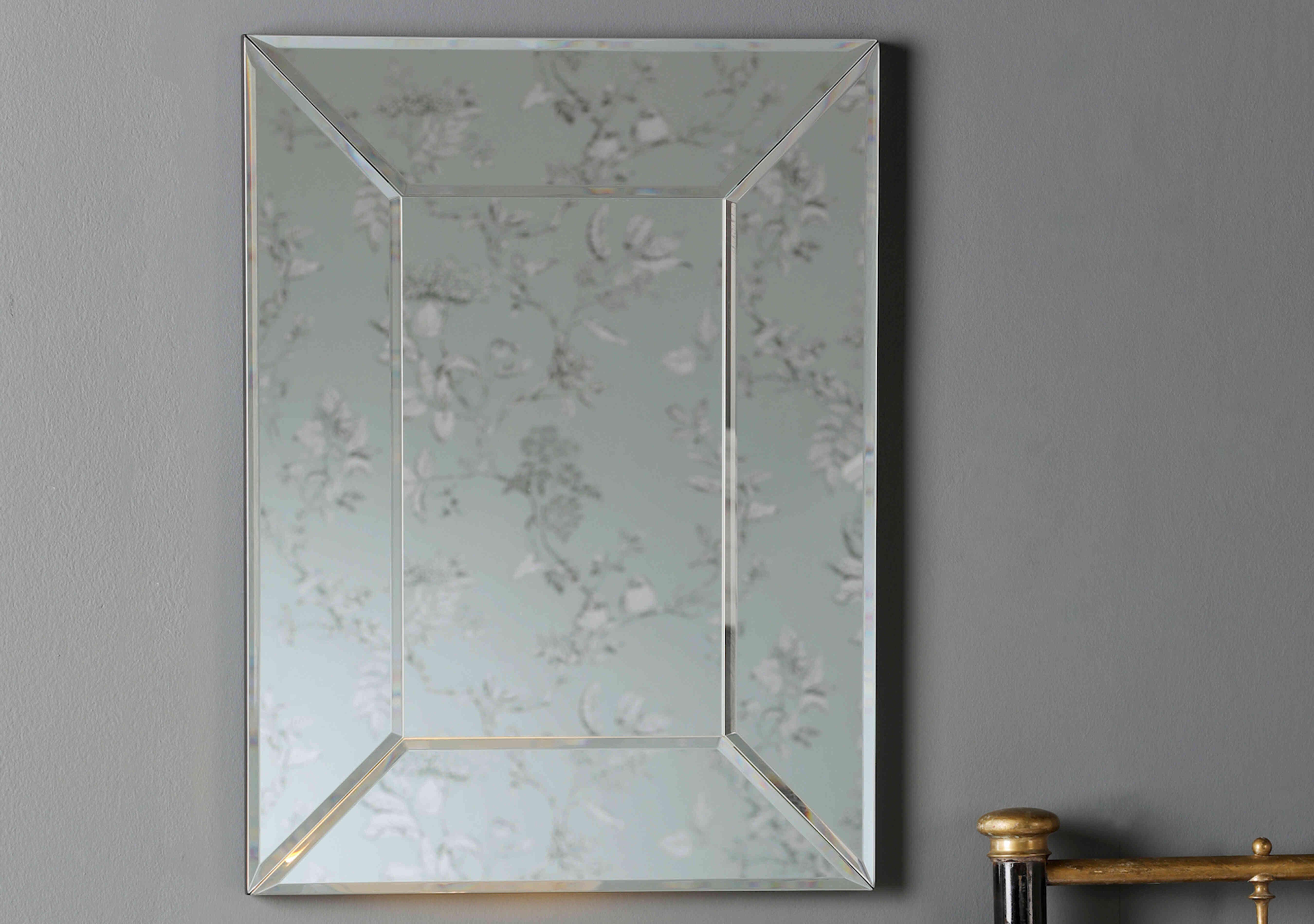 Gatsby Small Rectangle Mirror in  on Furniture Village