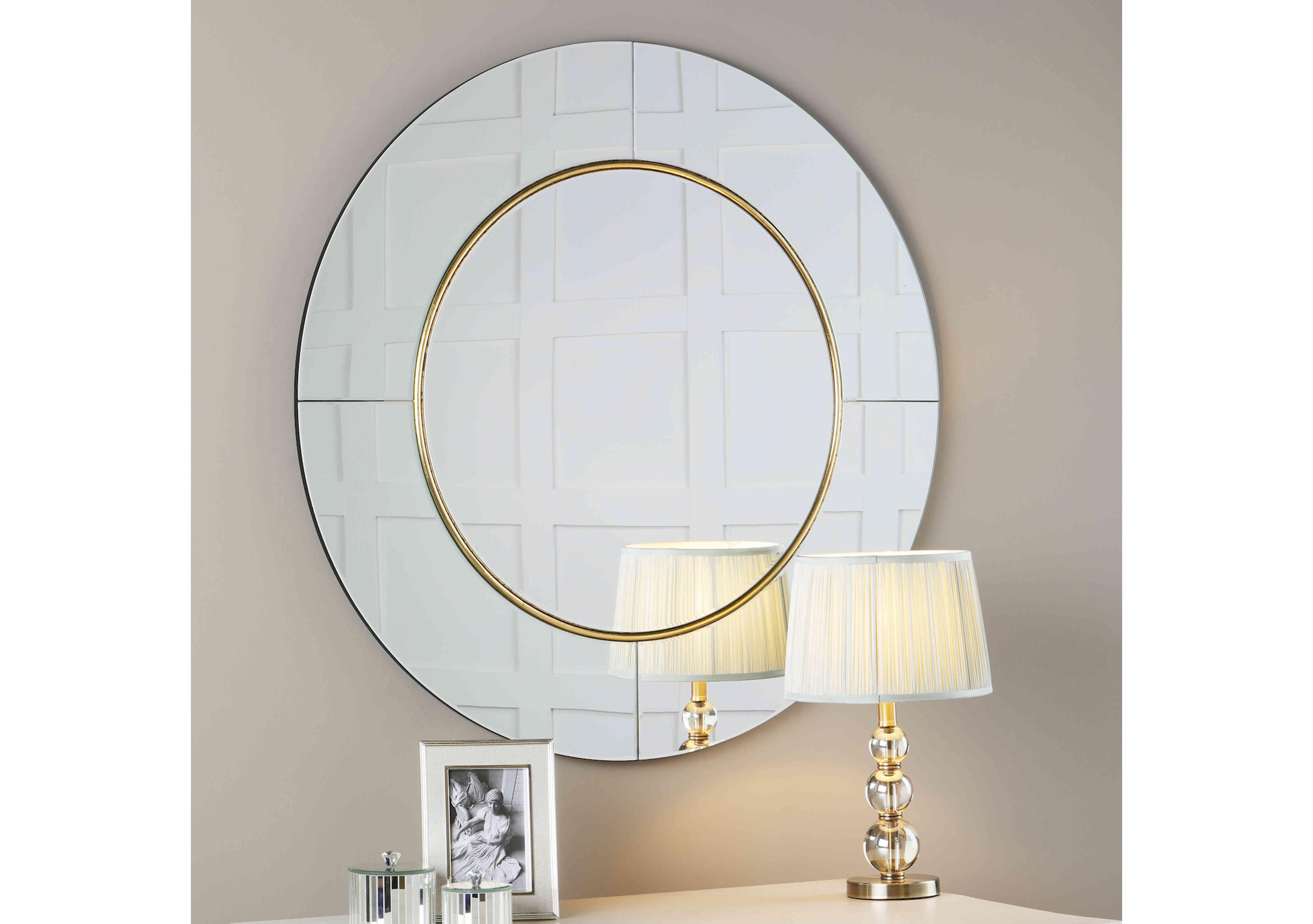 Maya Round Mirror in  on Furniture Village