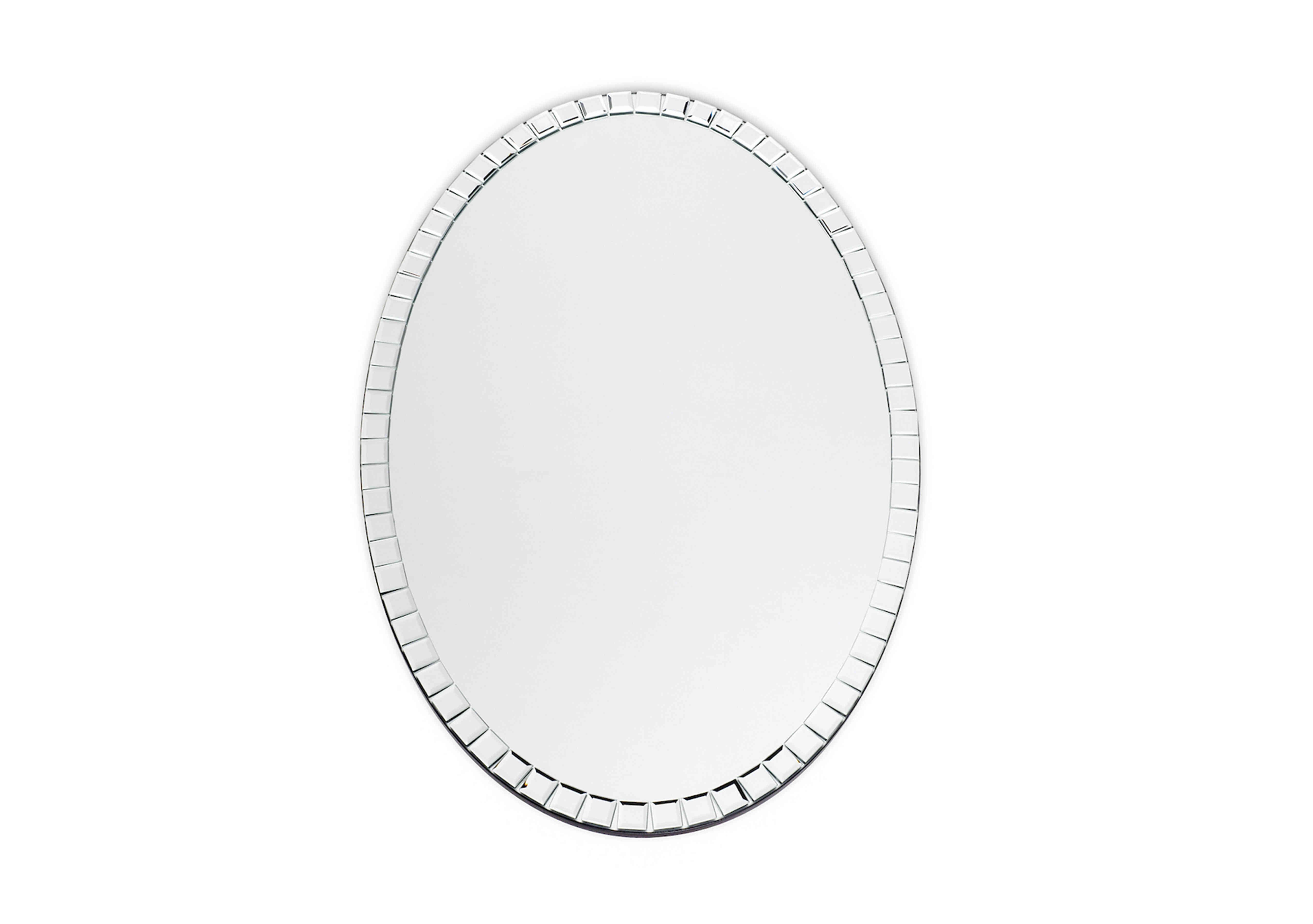 Marcella Oval Mirror in  on Furniture Village