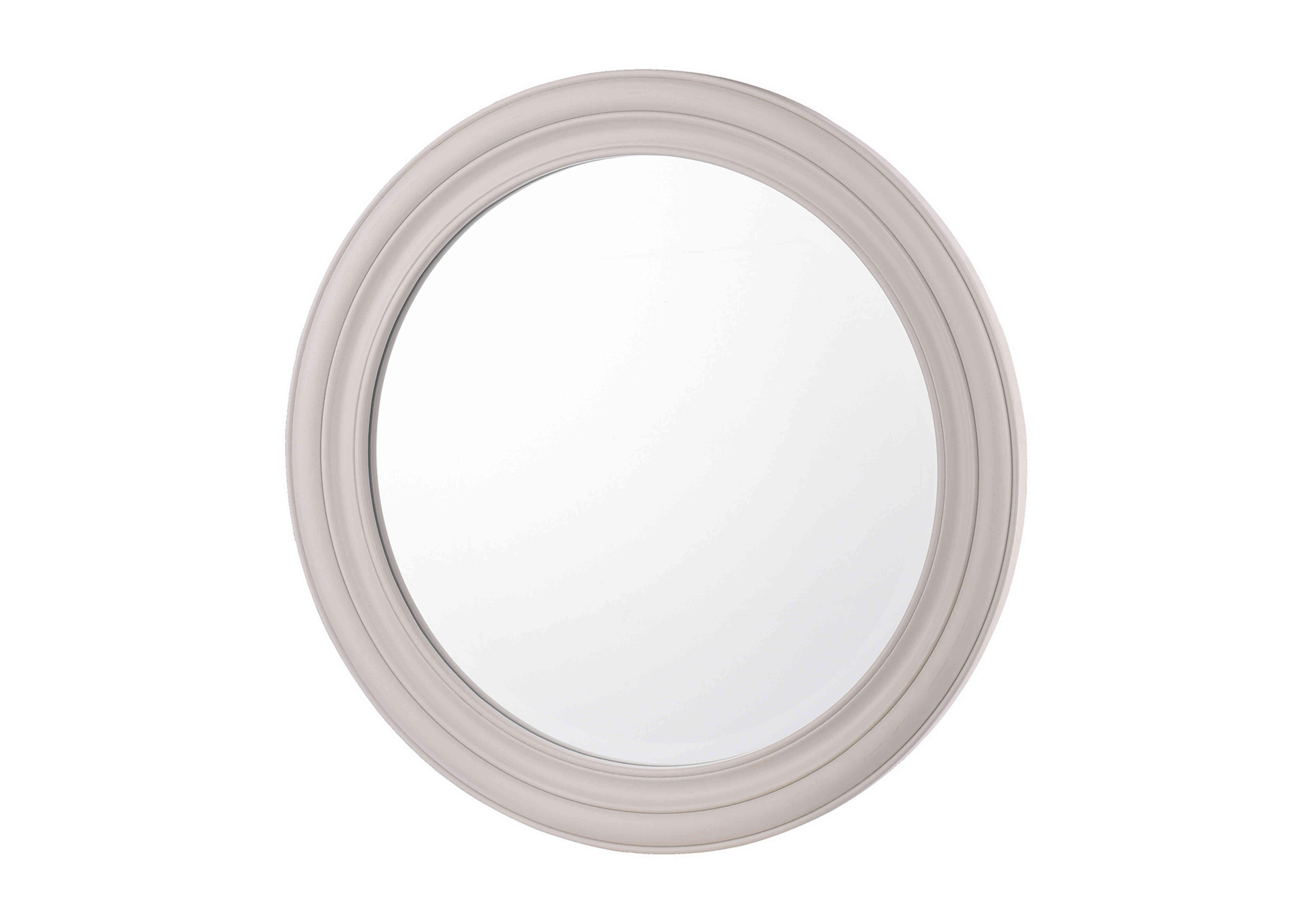 Tate Wooden Off-White Mirror in  on Furniture Village