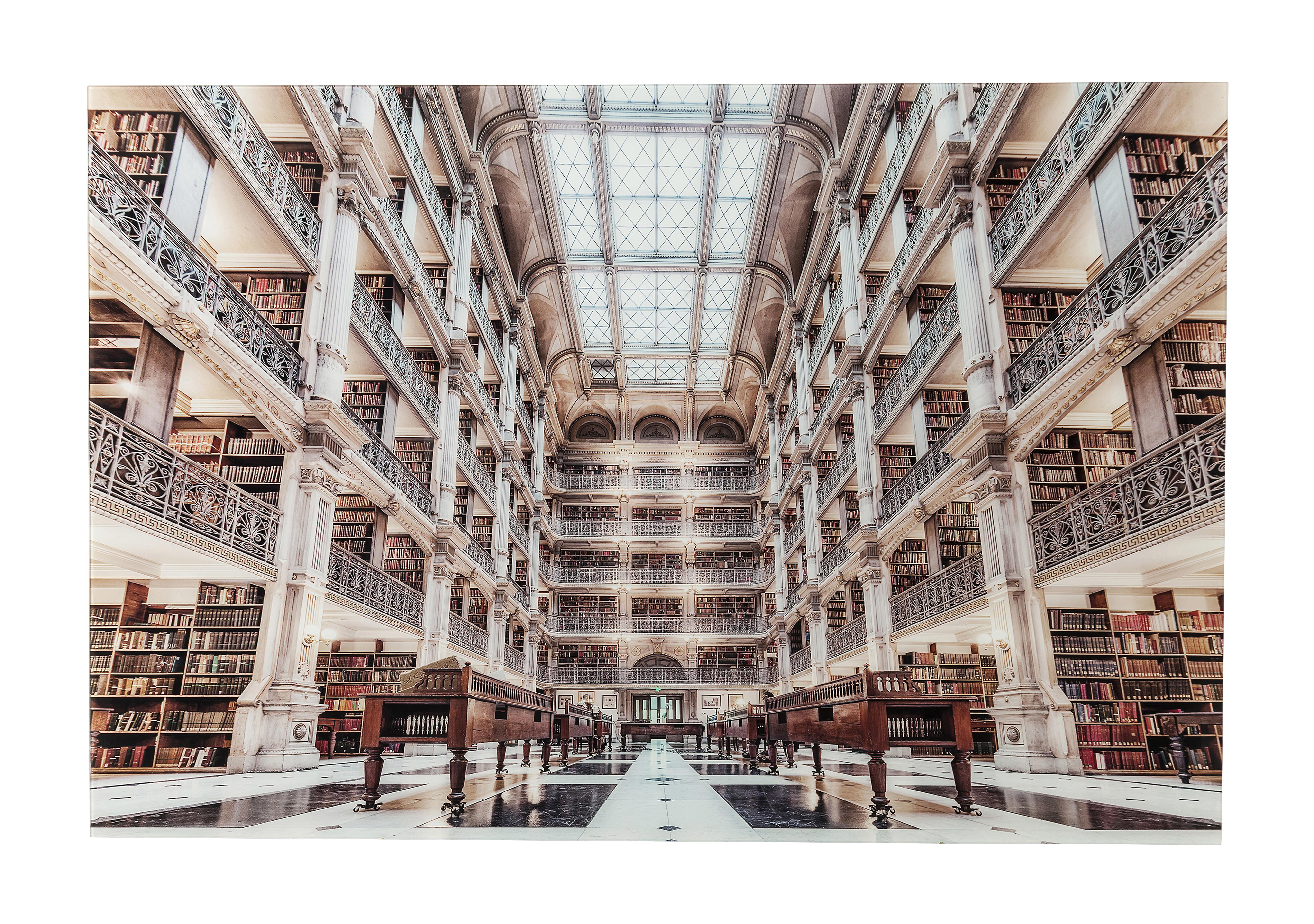 Library Glass Picture in  on Furniture Village