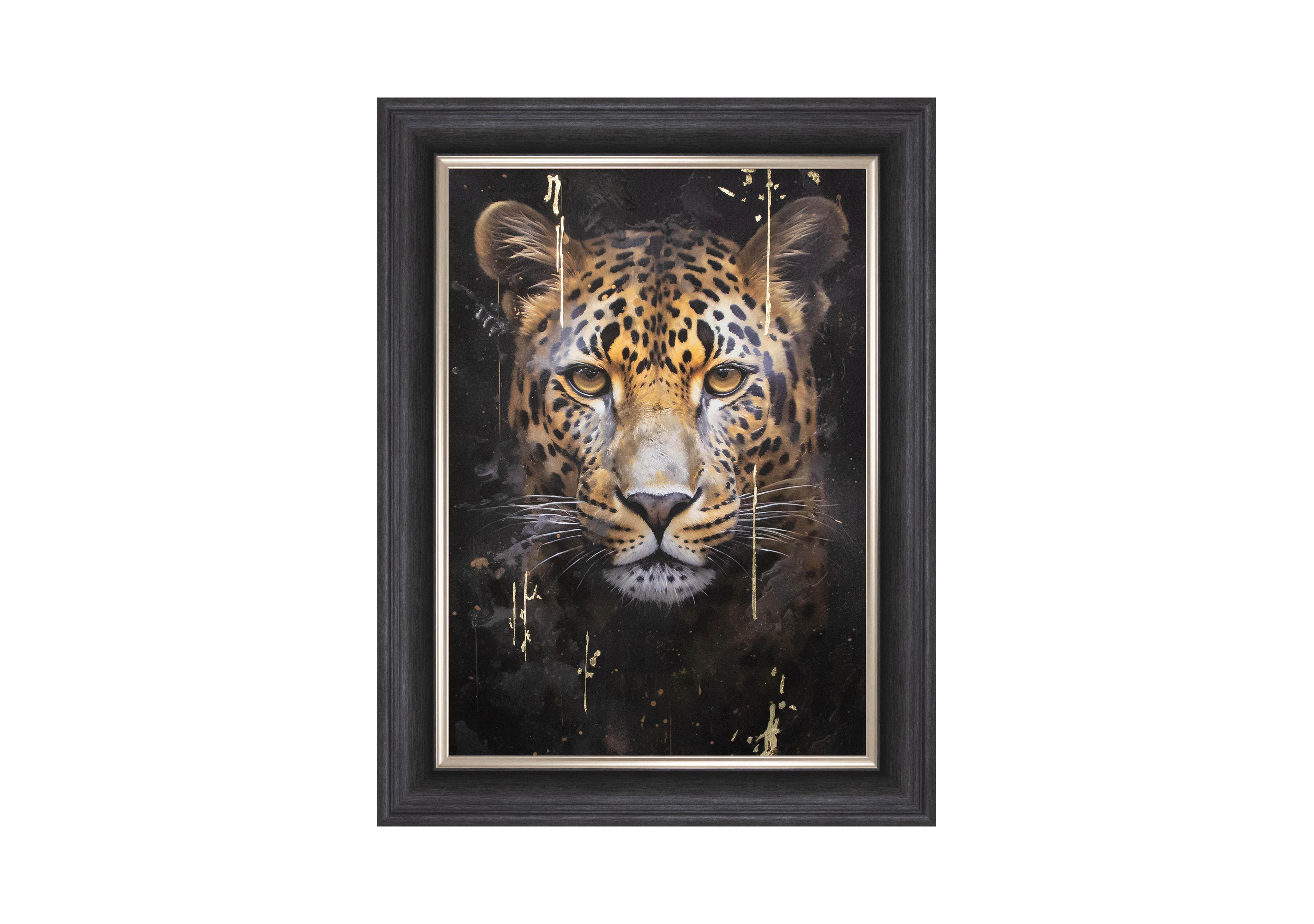 Lenny Leopard Small Framed Picture in  on Furniture Village
