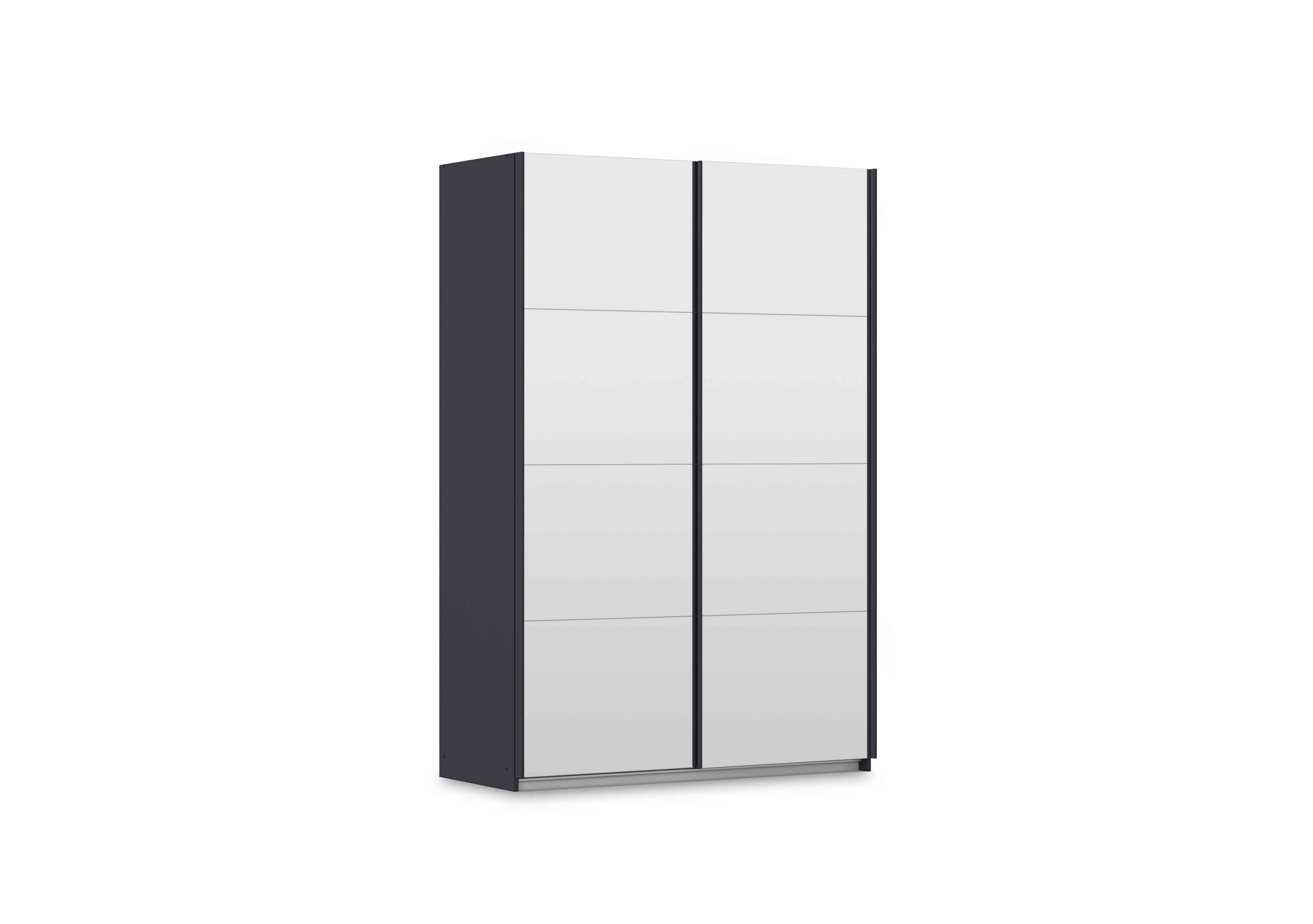 Leon 136cm 2 Door Sliding Wardrobe with 2 Mirror Doors in  on Furniture Village