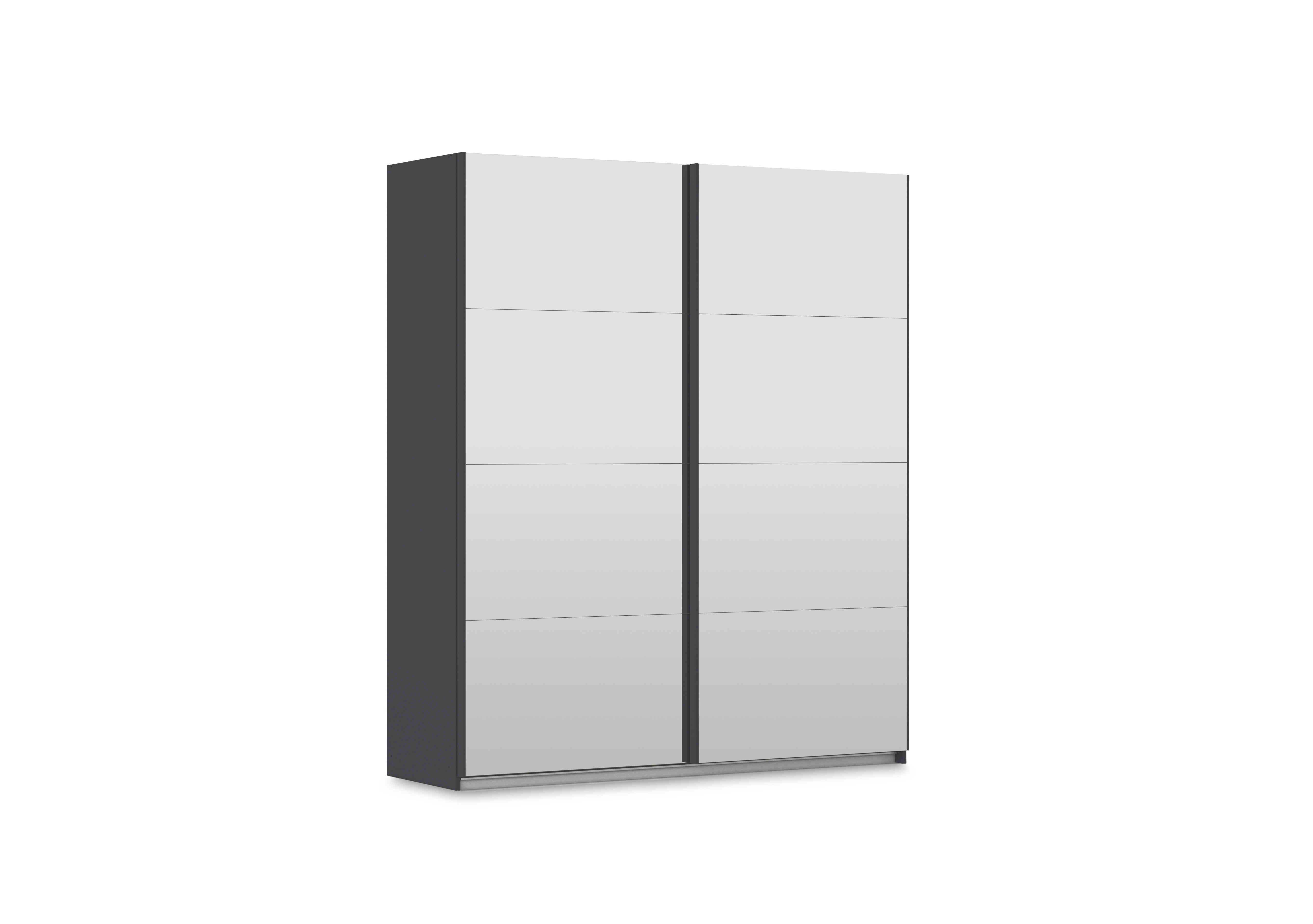 Leon 181cm 2 Door Sliding Wardrobe with 2 Mirror Doors in  on Furniture Village