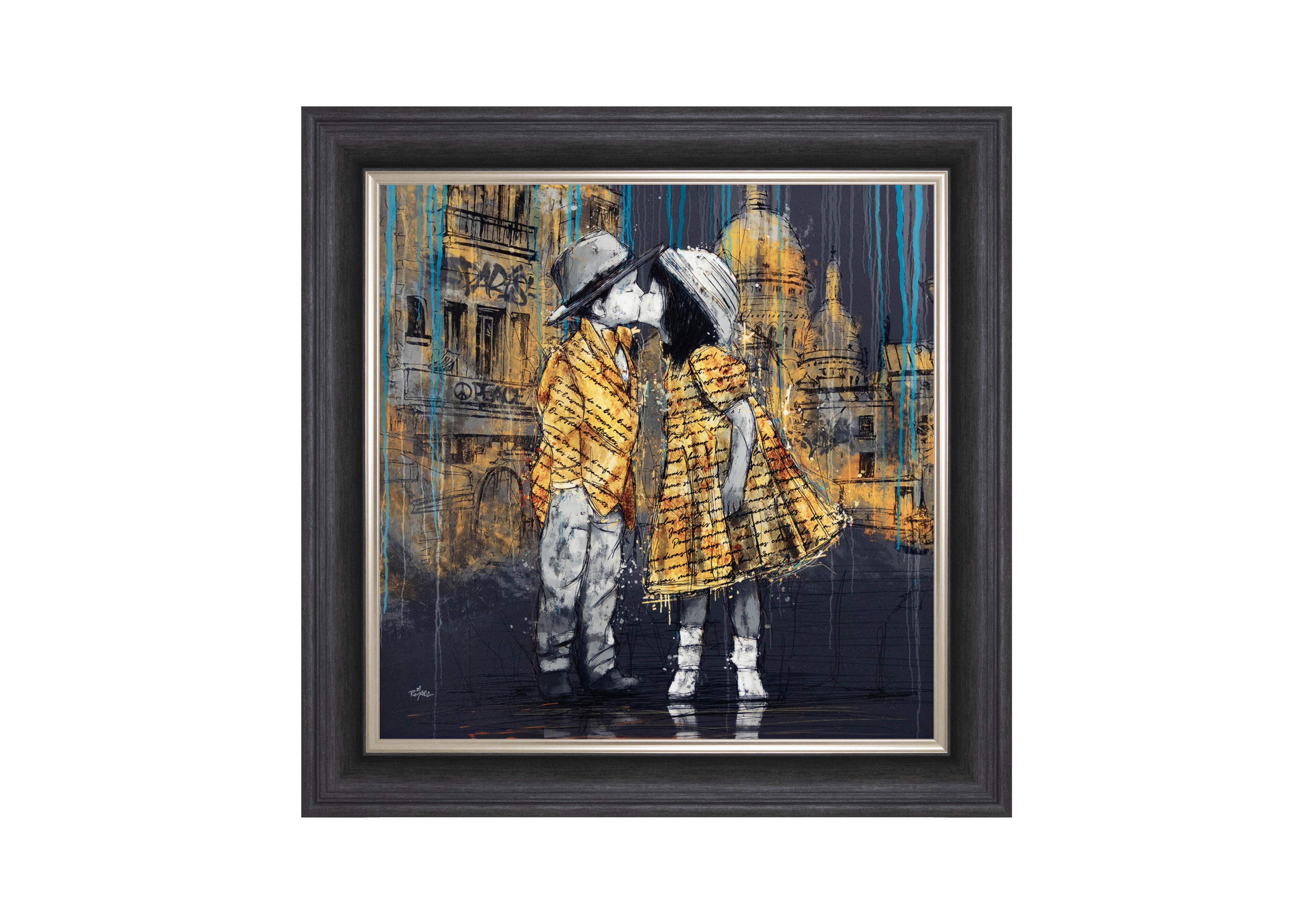 Les Petits Amoureux Framed Picture in  on Furniture Village