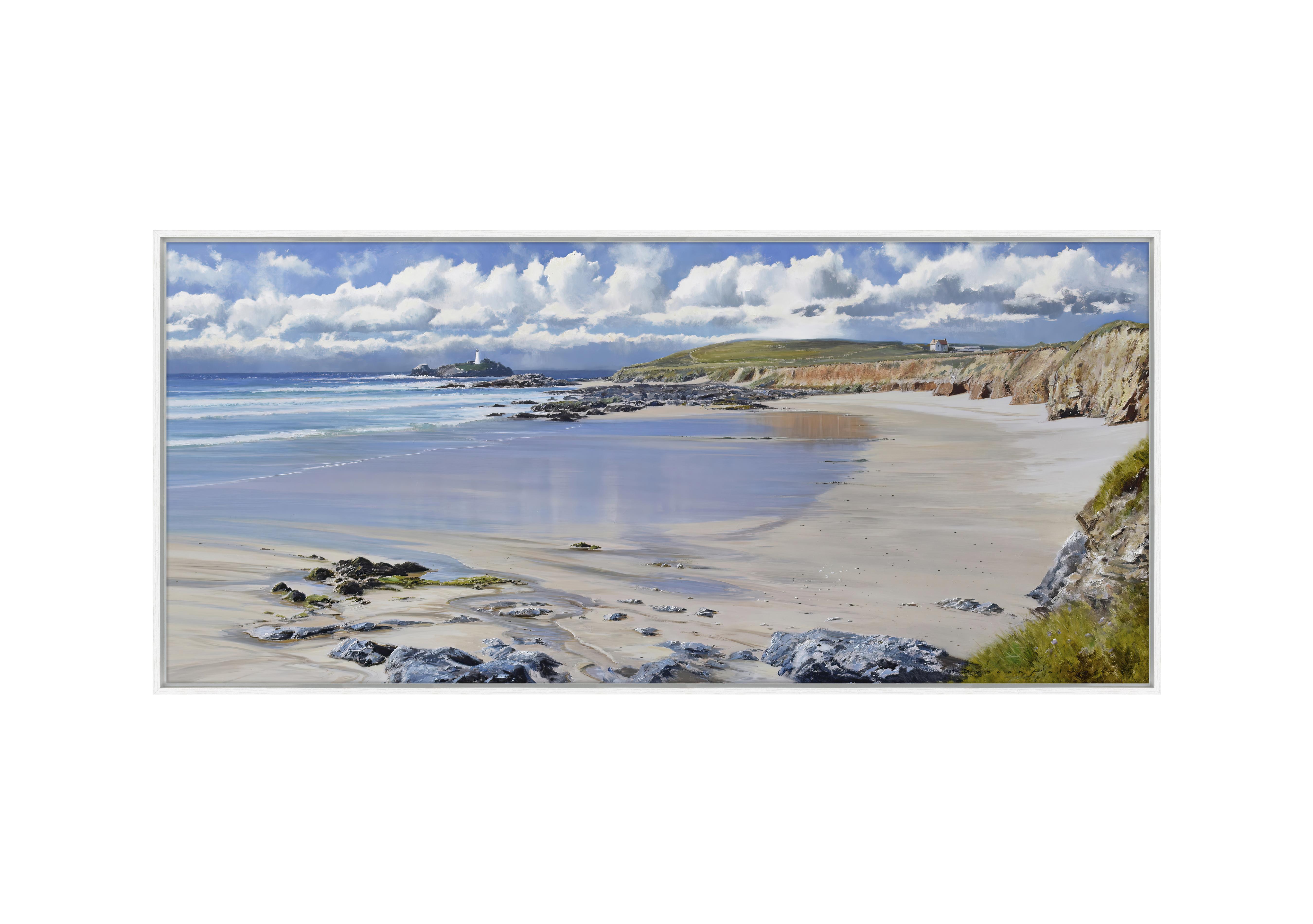 Lighthouse View Framed Canvas in  on Furniture Village