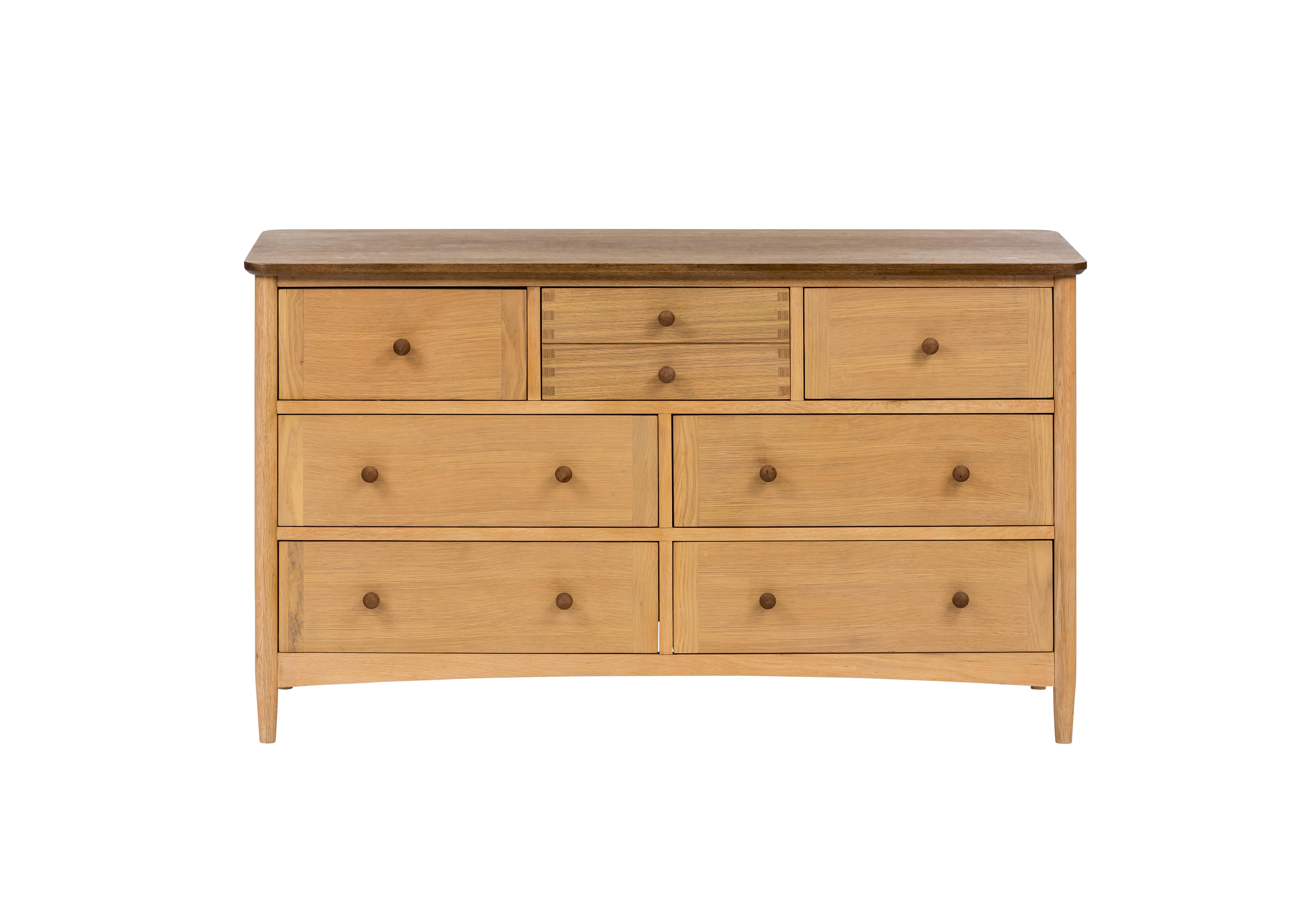 Lily 3 Over 4 Wide Chest of Drawers in  on Furniture Village