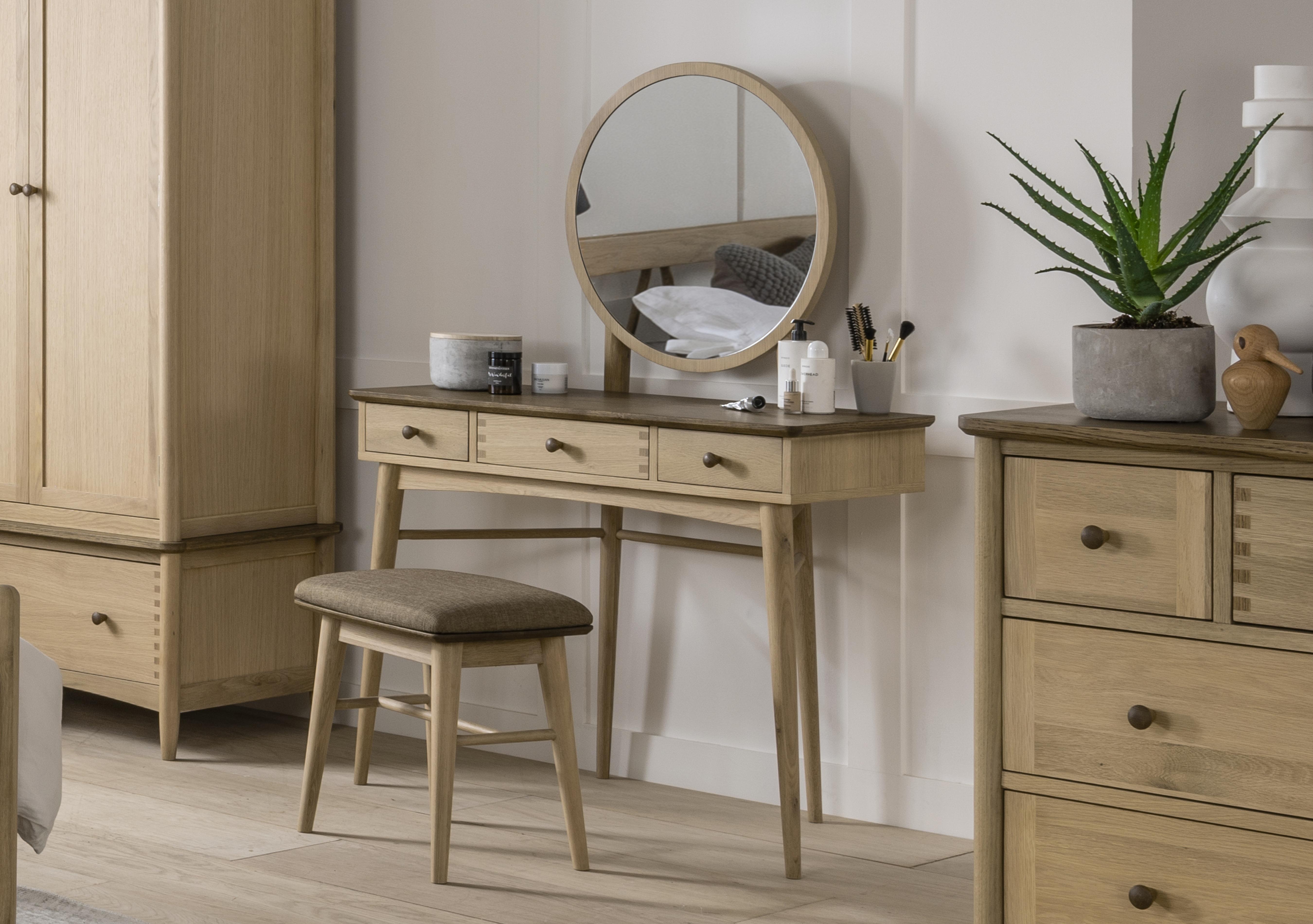 Lily Dressing Table and Mirror in  on Furniture Village