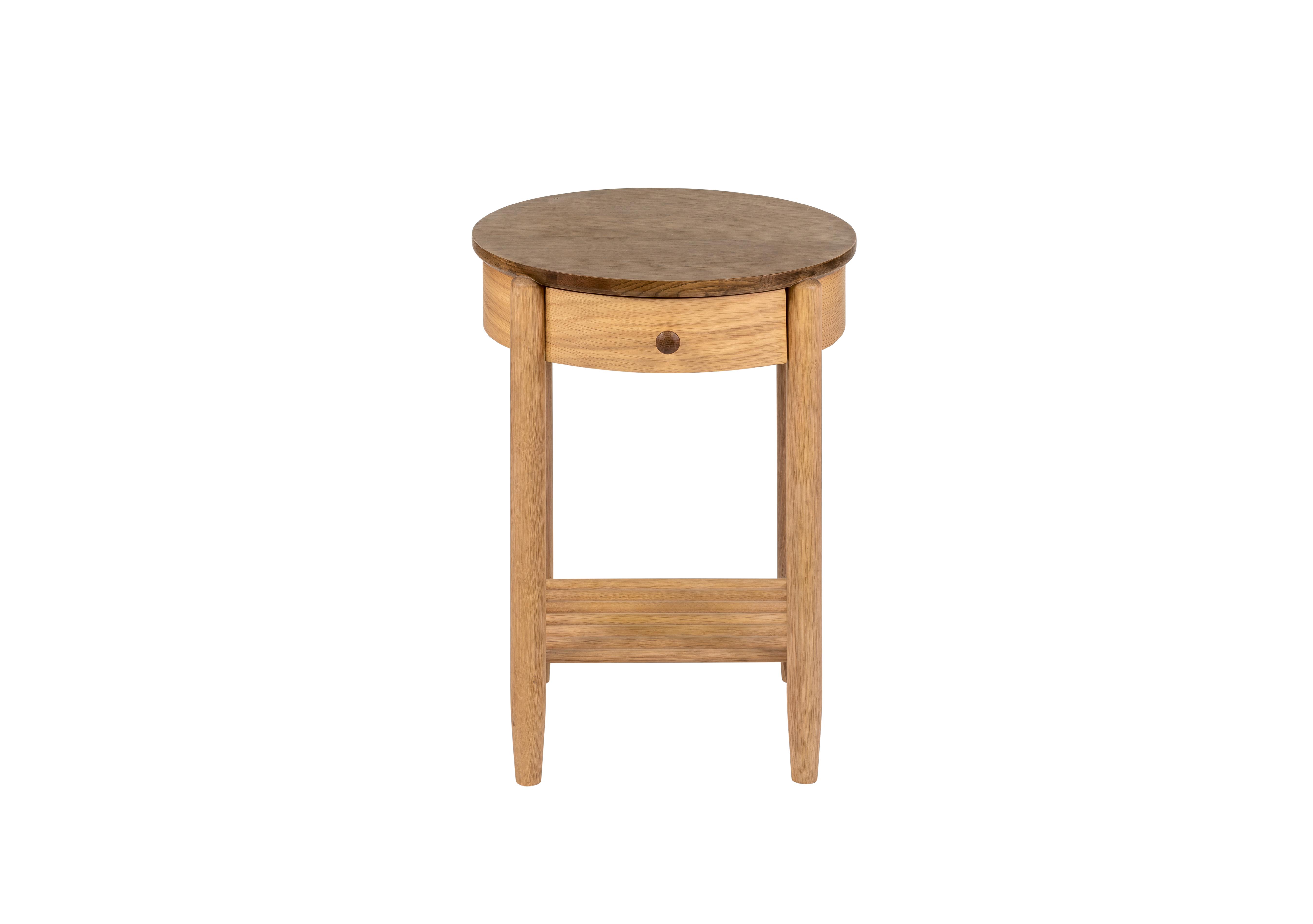 Lily Round Nightstand in  on Furniture Village