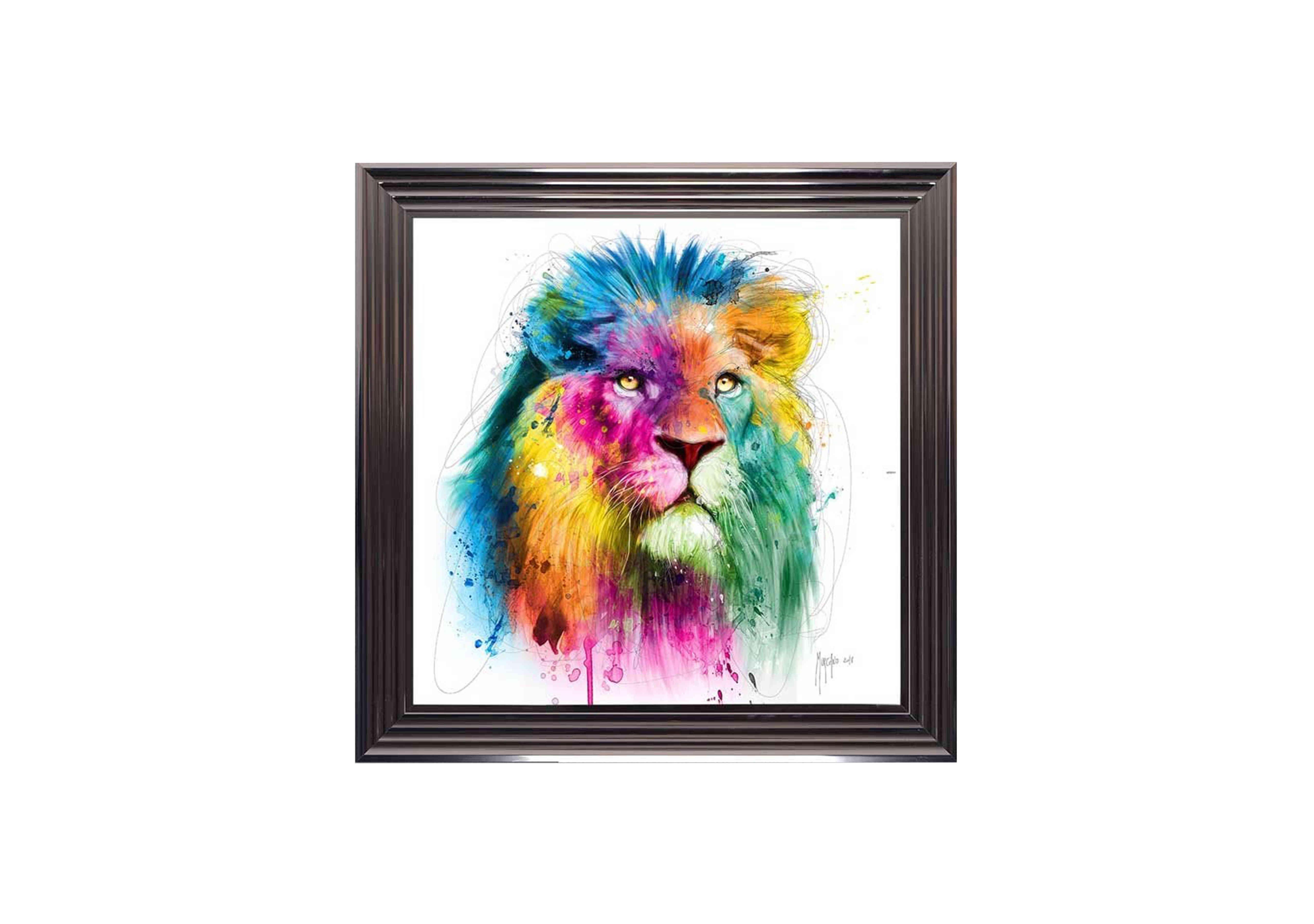 Multi Lion Framed Art in  on Furniture Village
