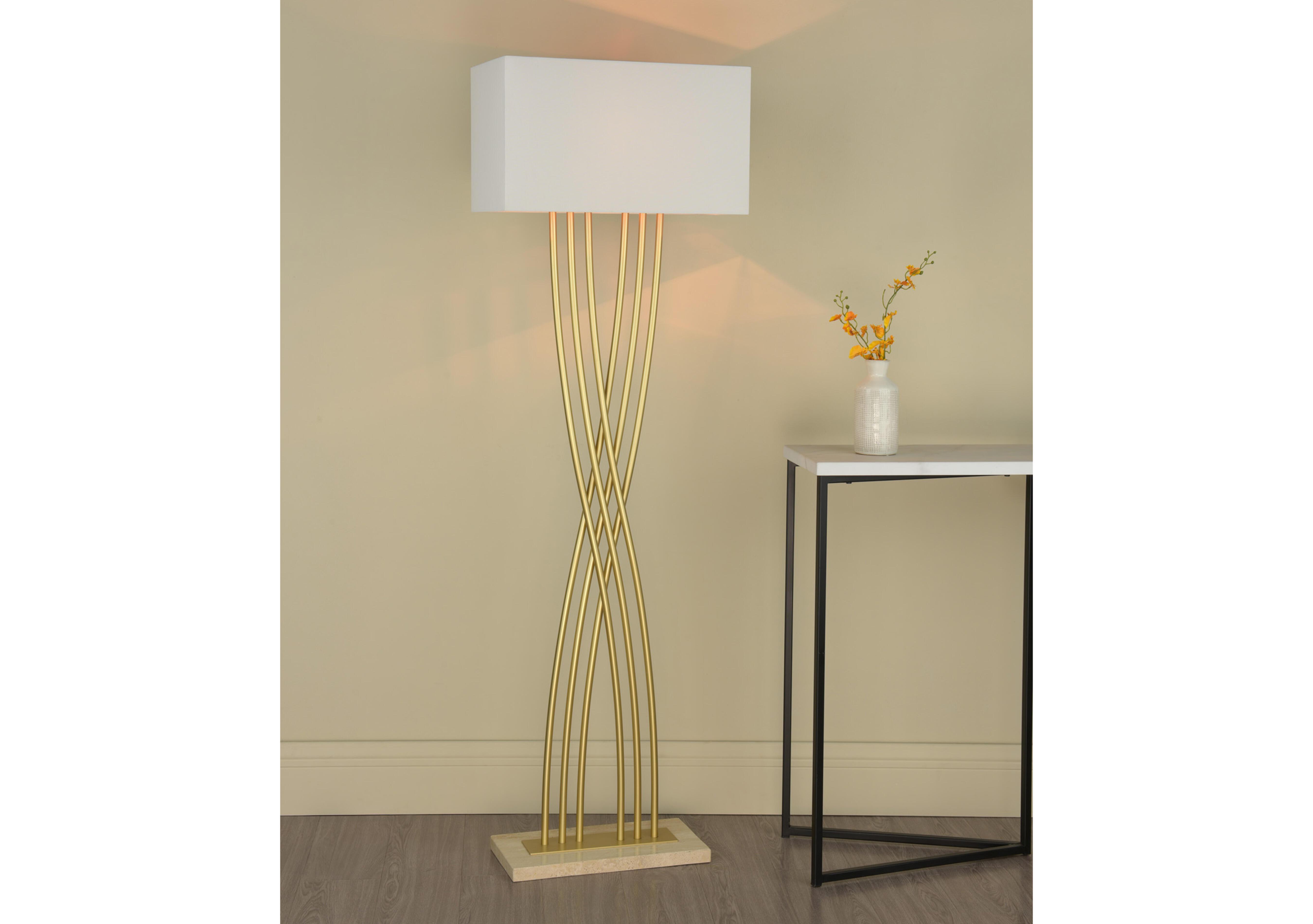 Liora Floor Lamp in  on Furniture Village