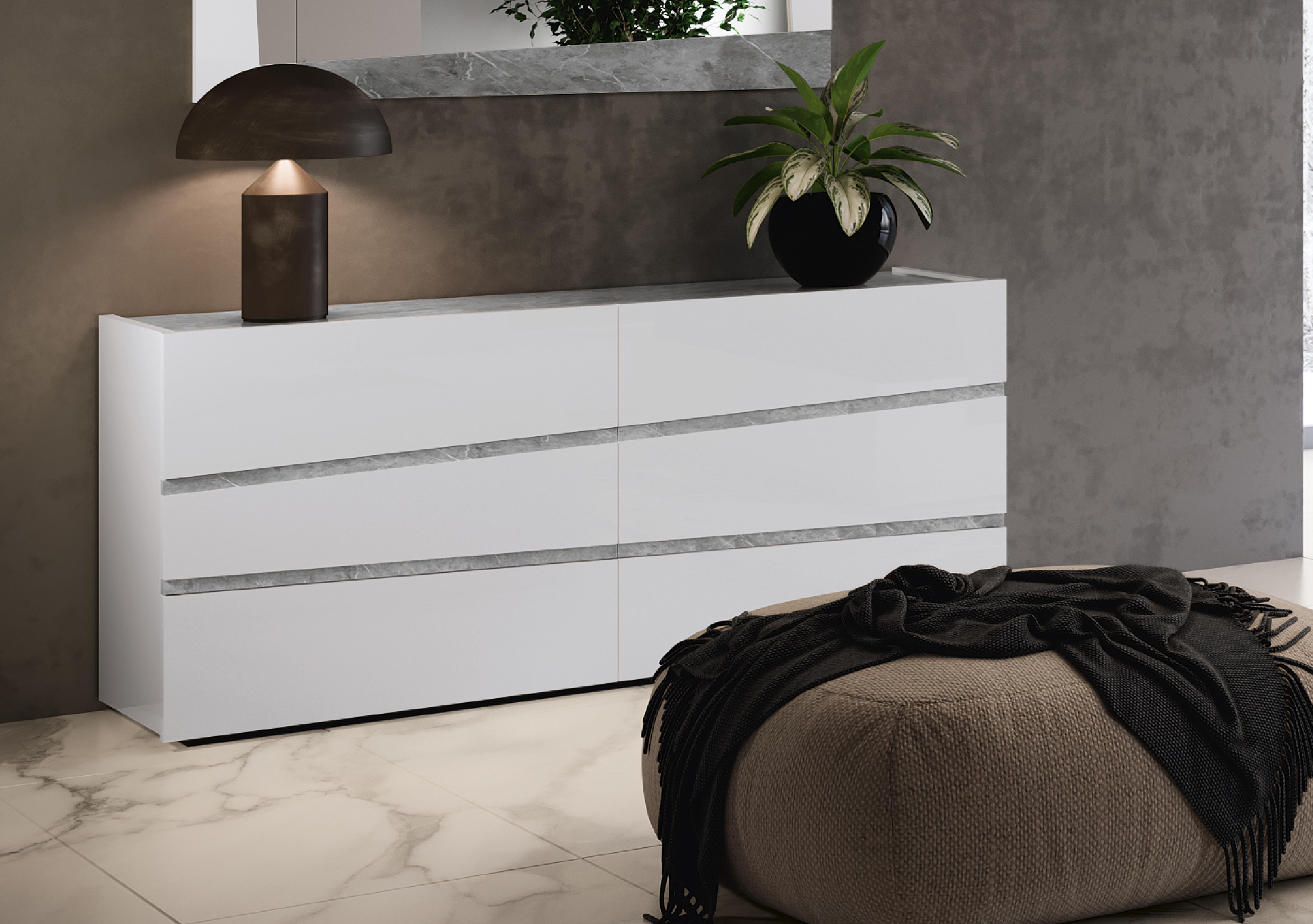 Lisia 6 Drawer Double Dresser in  on Furniture Village