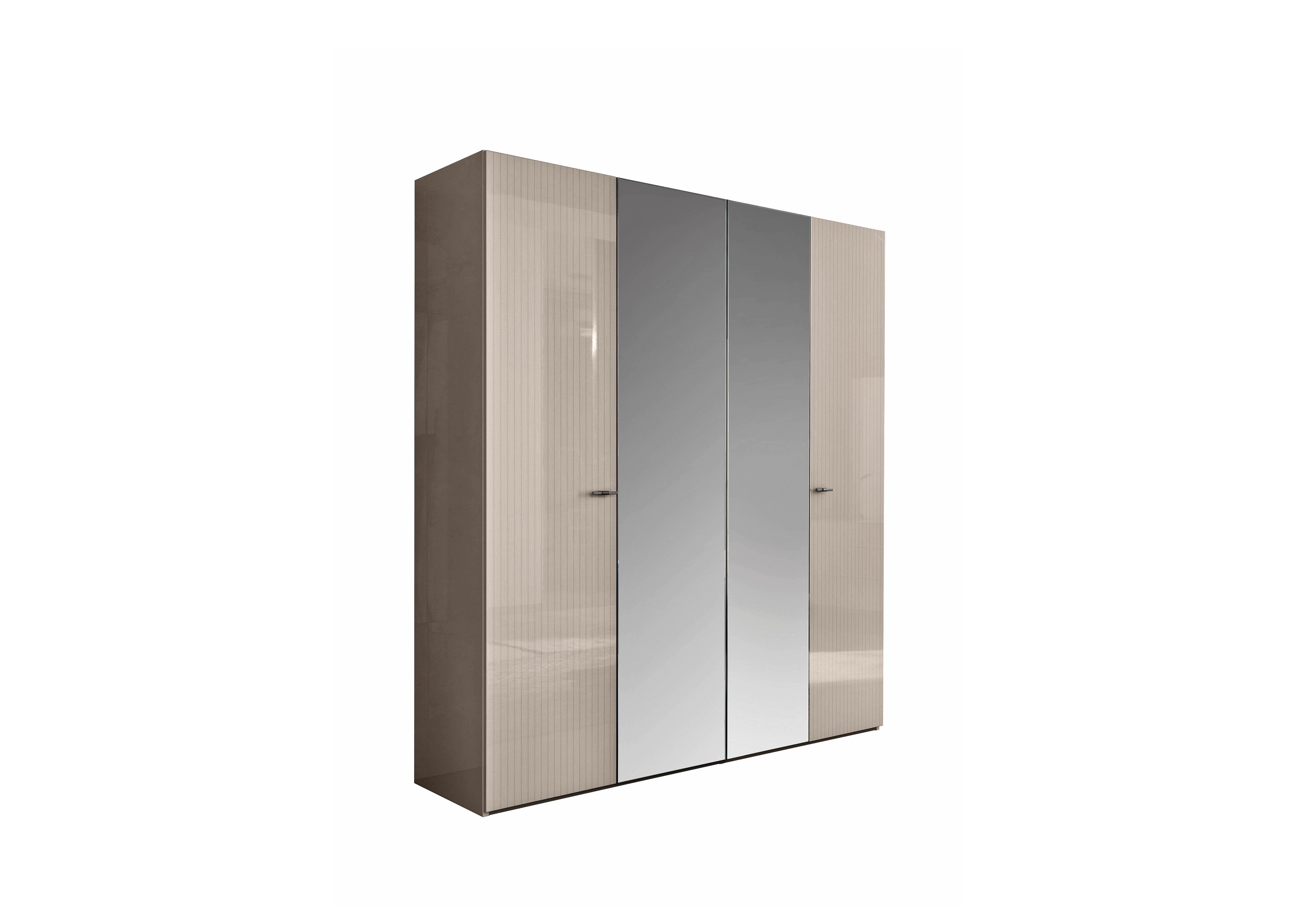 Livia 4 Door Wardrobe with Mirrors in  on Furniture Village